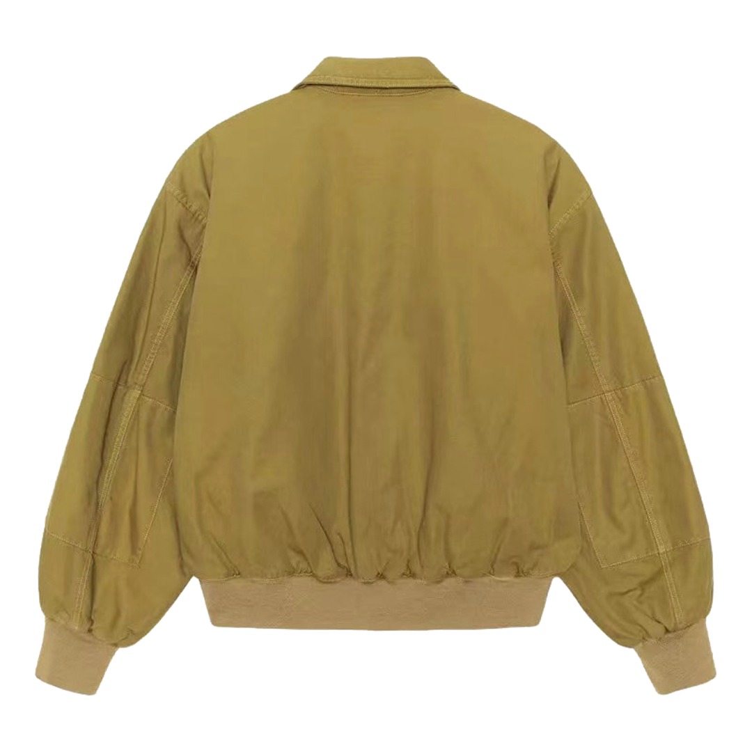 Stussy FW25 斯图西运动休闲毛巾绣夹克外套