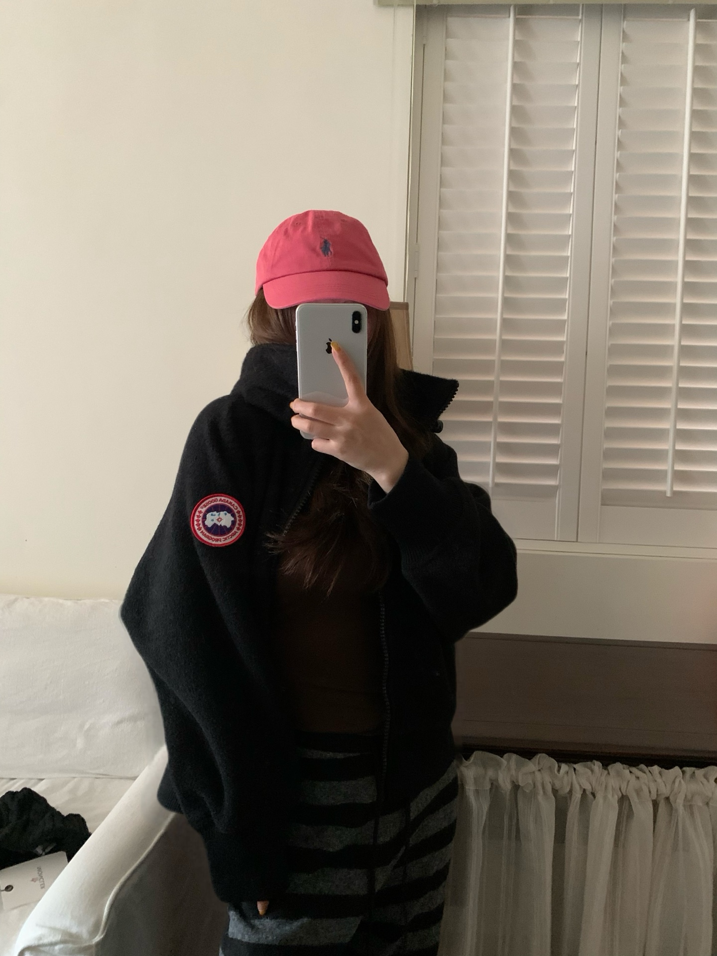 本地自取💰360
Canada Goose加拿大鹅
Chilliwack系列 SS25 白标 羊毛抓绒防风雨前襟保暖飞行员夹克外套
材质:62%绵羊毛 (同步柜子)
颜色:浅亚麻黄 黑色彩标
Size:XS-M