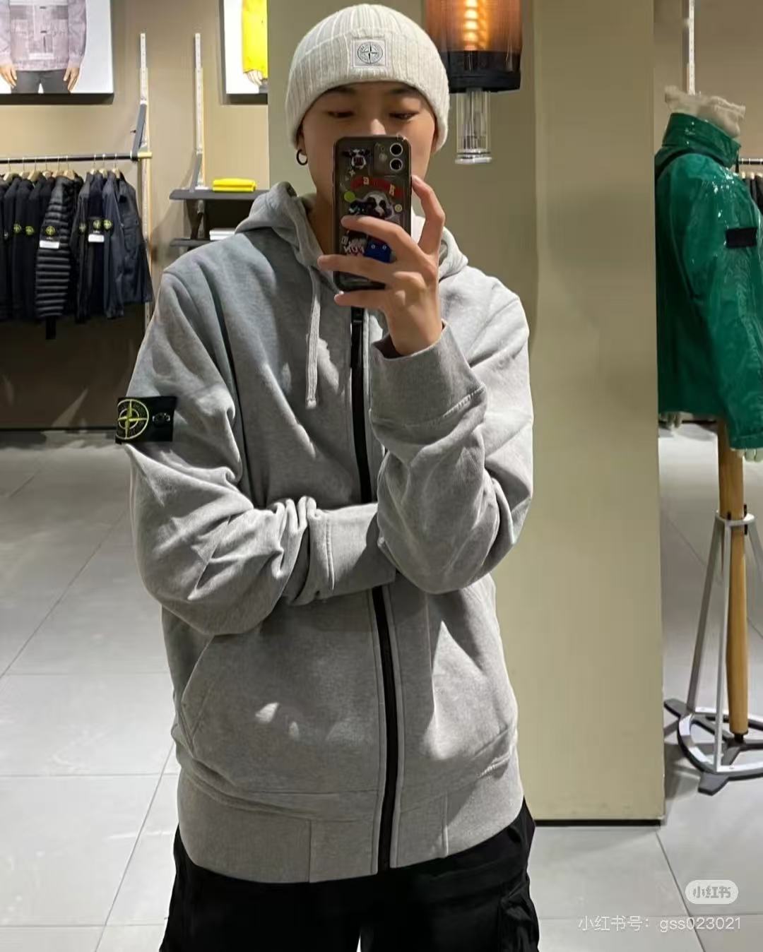 Stonelsland/石头岛 25ss 拉链连帽外套 模特图#