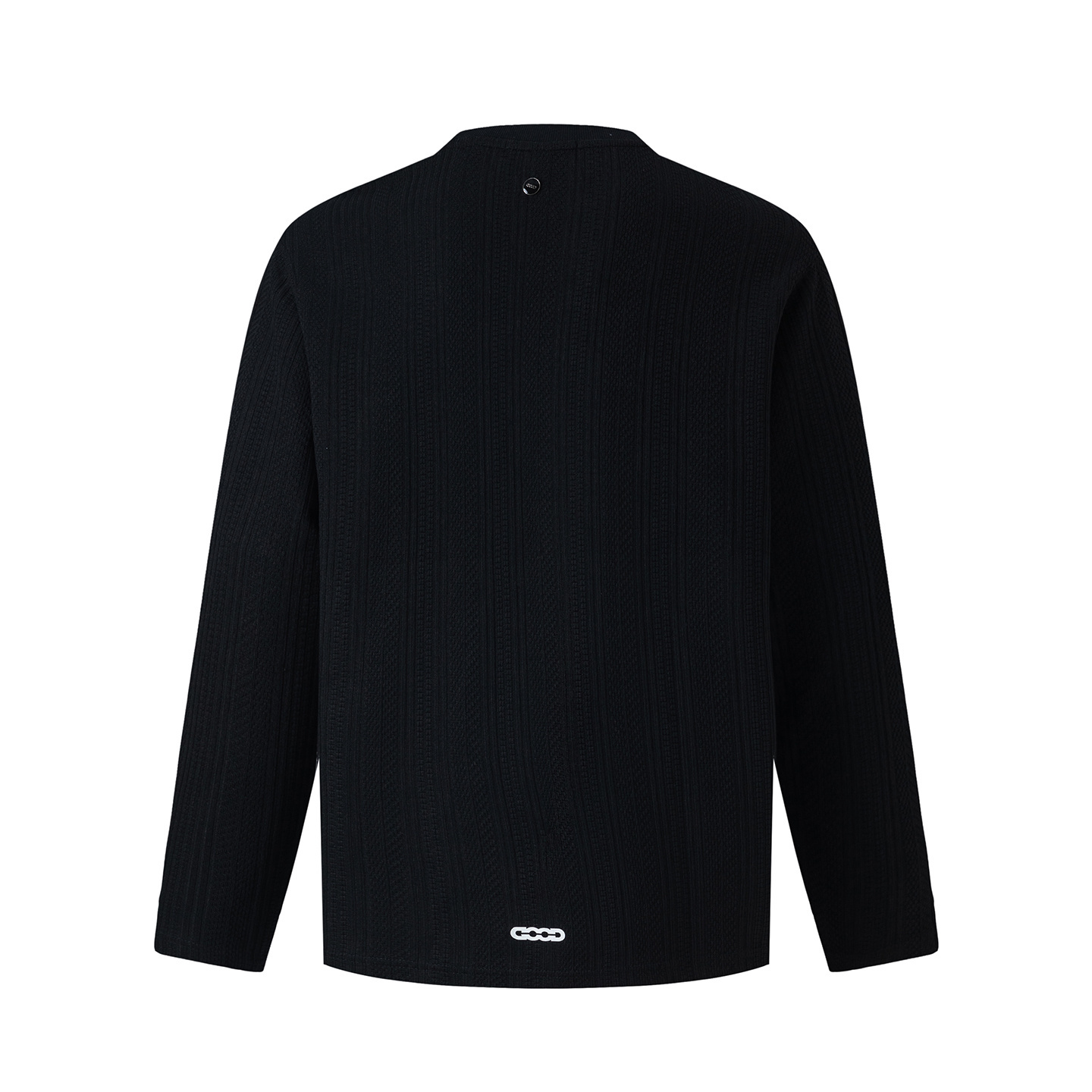 GOODBRAND25Fw拼接珠片针织长袖 黑色 杏色