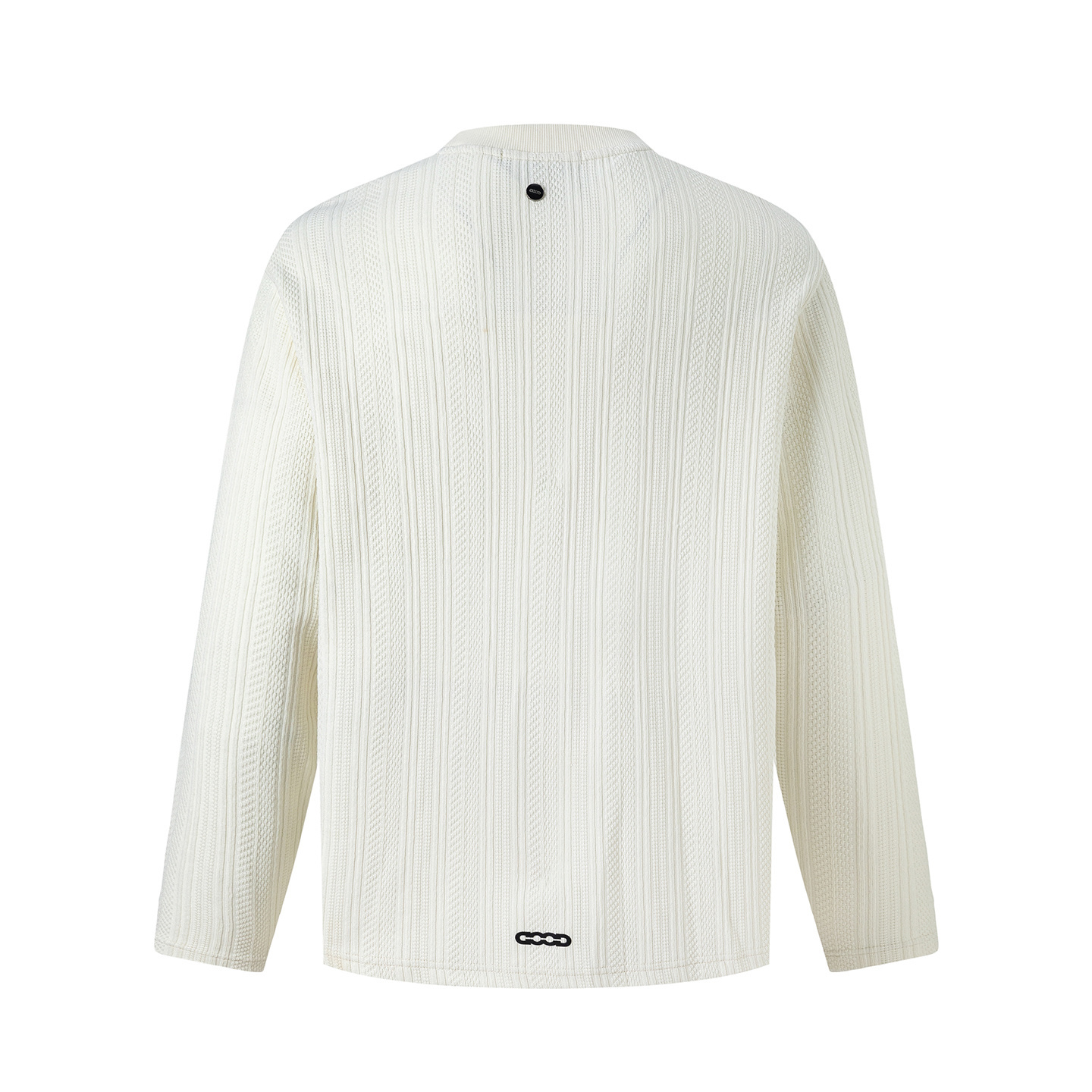GOODBRAND25Fw拼接珠片针织长袖 黑色 杏色