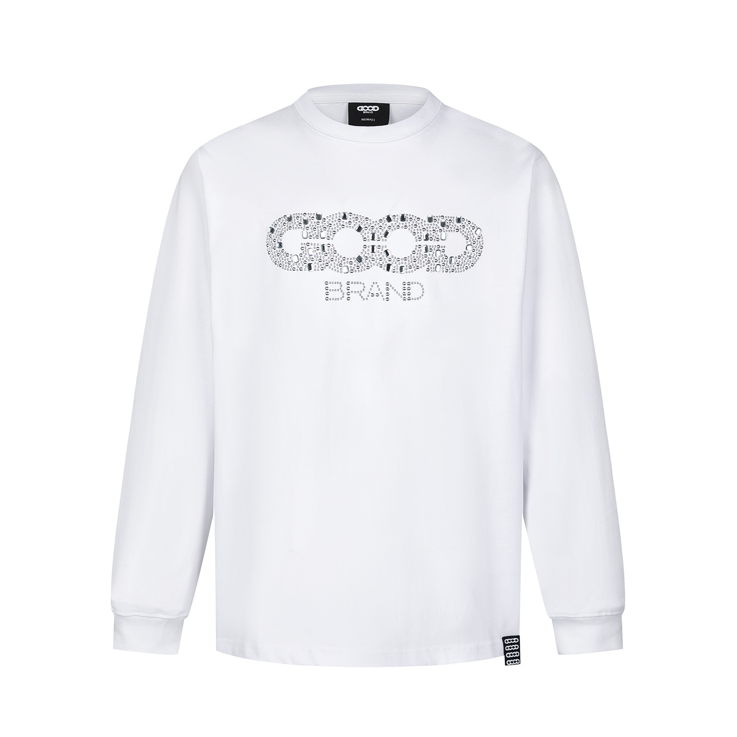 GOODBRAND 25FW字母镂空钻石图案长袖 黑色 白色