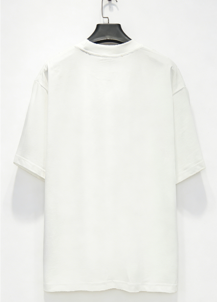 Saint laurent/圣罗兰 26ss 破刺绣烫钻短袖 黑色 白色-Top High Quatity Cheap Sneakers Fashion Clothing Clothes Bags handbags Shoes of all Brand wholesale With The best Quality And Beautiful Price from China Factory Chinese suppliers wholesaler seller Saint laurent/圣罗兰 26ss 破刺绣烫钻短袖 黑色 白色