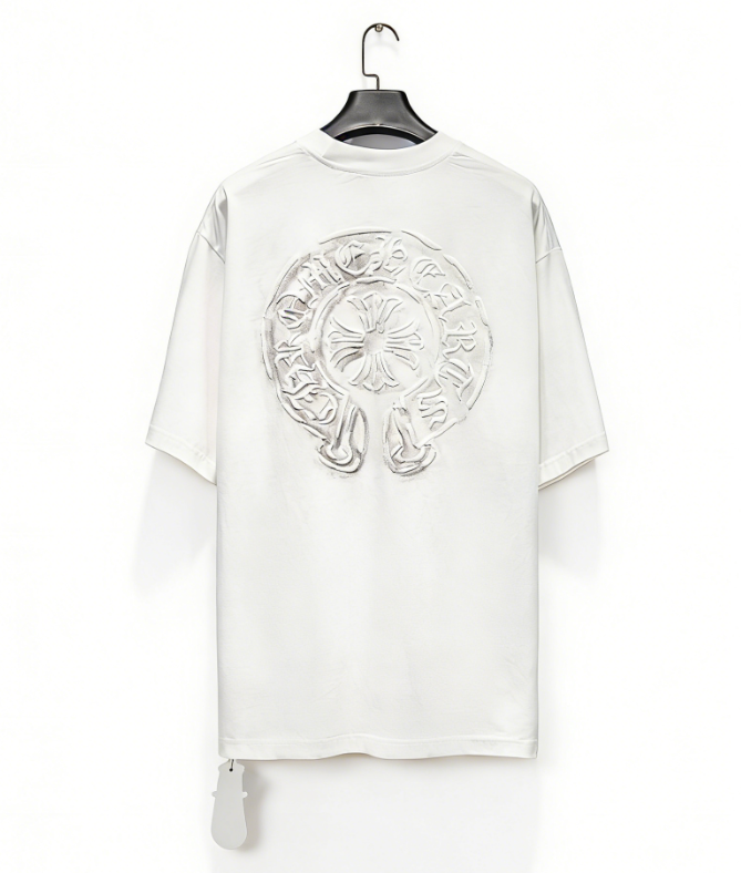 Chrome Hearts 克罗心 26ss 水洗印花中空绣短袖