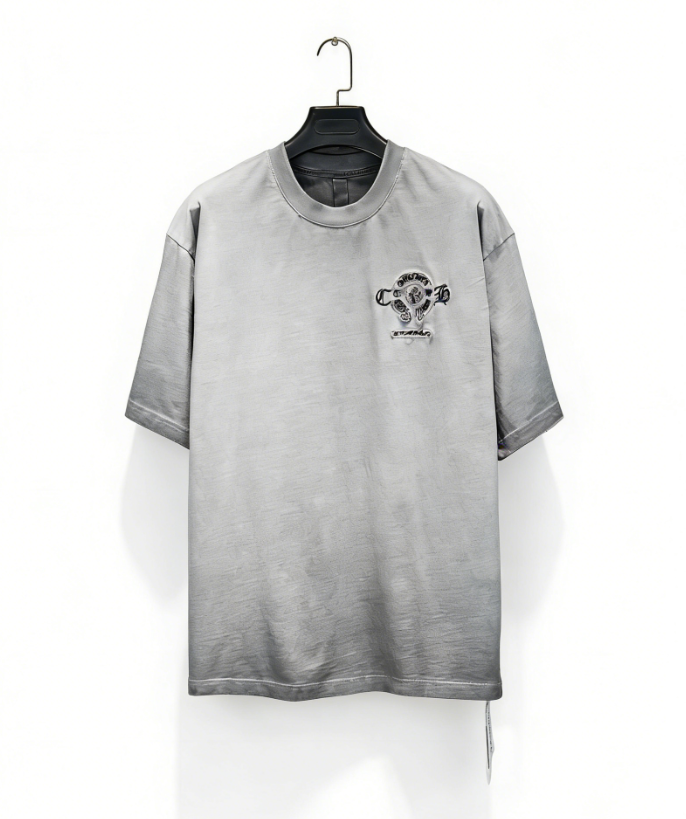 Chrome Hearts/克罗心 26ss 炒色贴布绣磨破五金短袖 Chrome Hearts/克罗心 26ss 炒色贴布绣磨破五金短袖