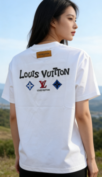 LouisVuitton 路易威登 26ss 三标刺绣圆领短袖-Chinese UA Cheap High Quatity Brand Clothes Bags handbags Sneakers wholesale wholesaler seller from China Factory suppliers Fashion Clothing Shoes best Quality Beautiful Price LouisVuitton 路易威登 26ss 三标刺绣圆领短袖