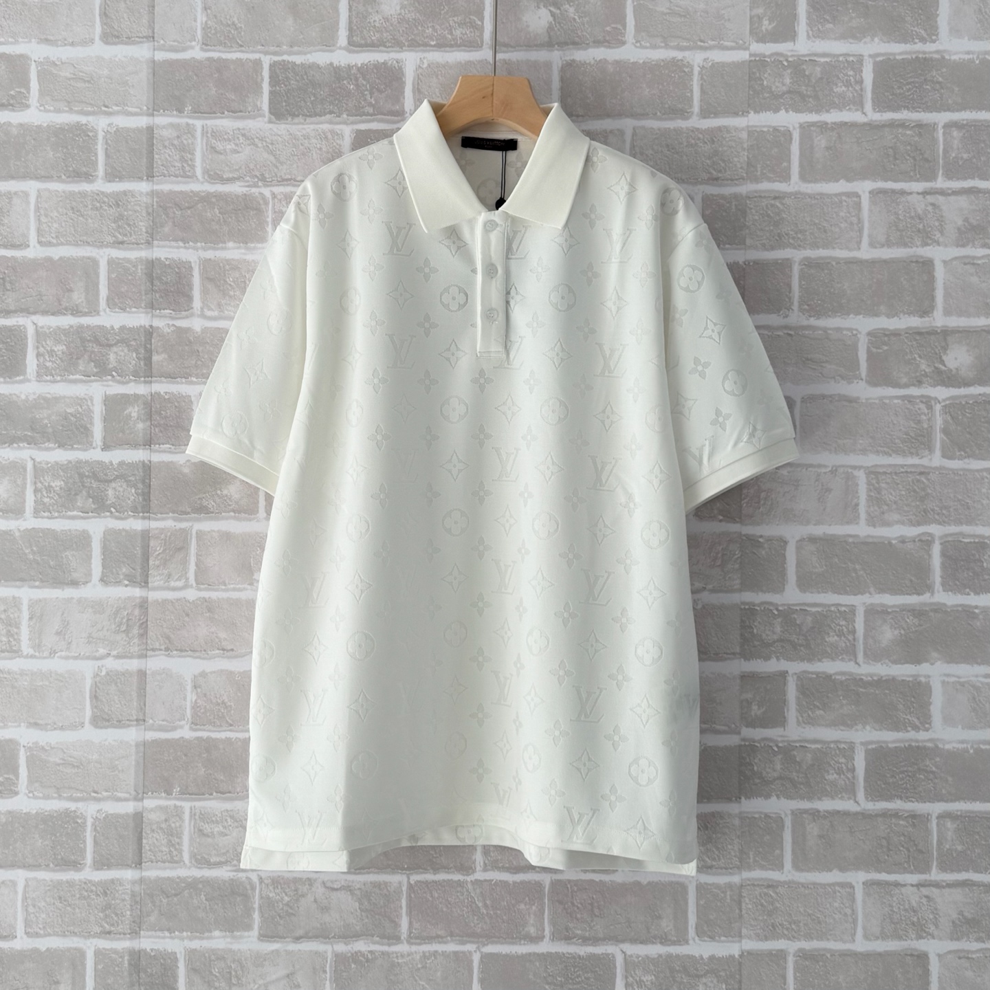 P145 1V 2026SS nuevo polo de manga corta con solapa estilo primavera y verano, logotipo de la marca en jacquard por tod…