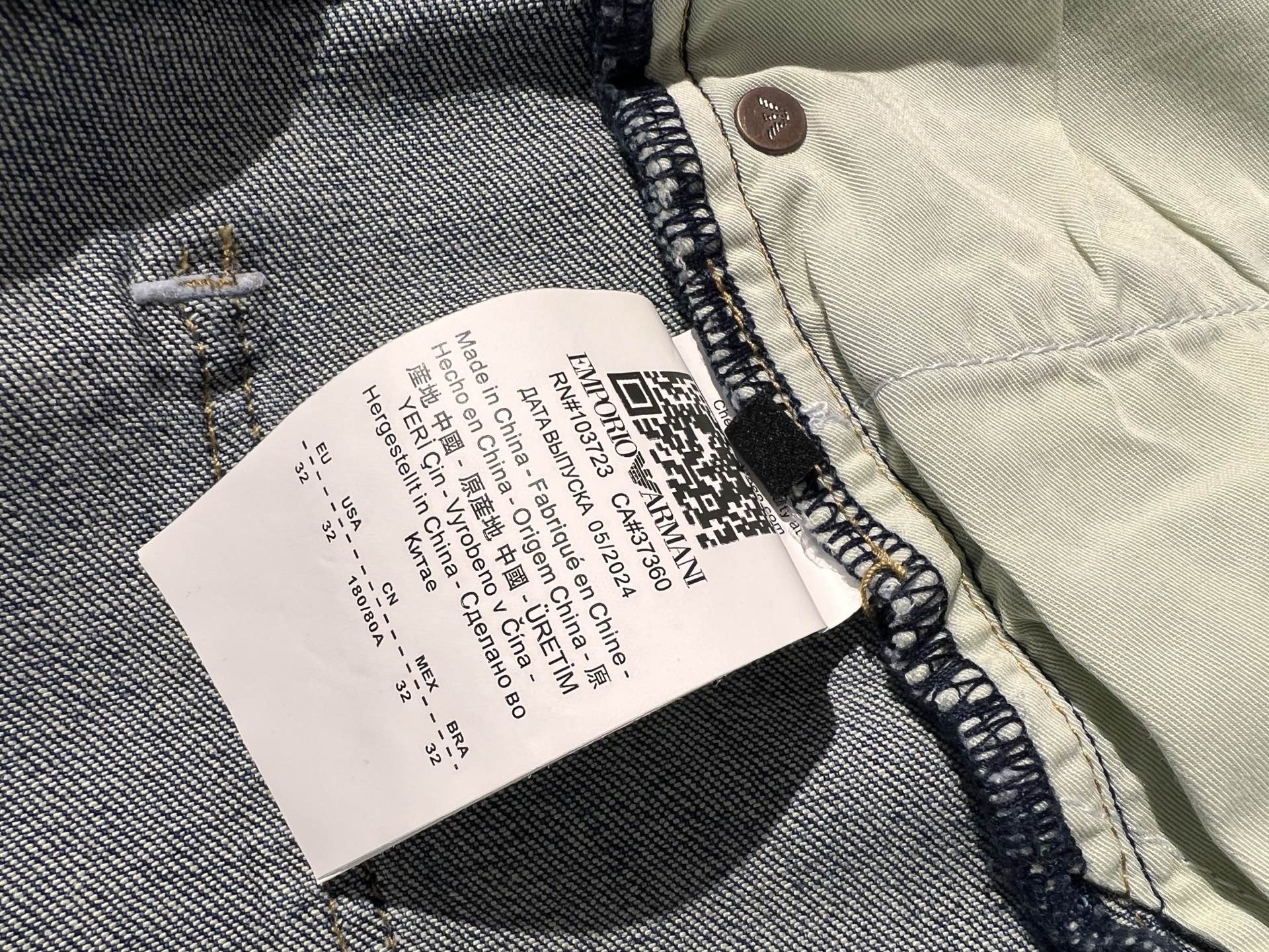 🆕新款！百搭简约常规版面料透气舒适弹力洗水牛仔裤，码数 30 31 32 33 34 36 38