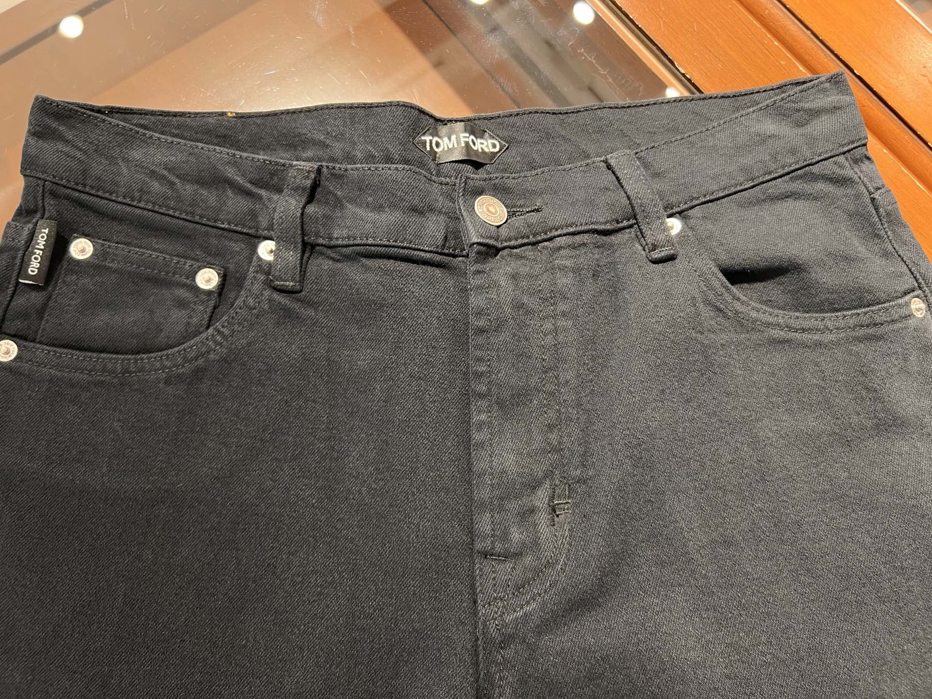 🆕新款！黑色百搭简约常规版面料透气舒适弹力休闲裤，码数 30 31 32 33 34 36 38