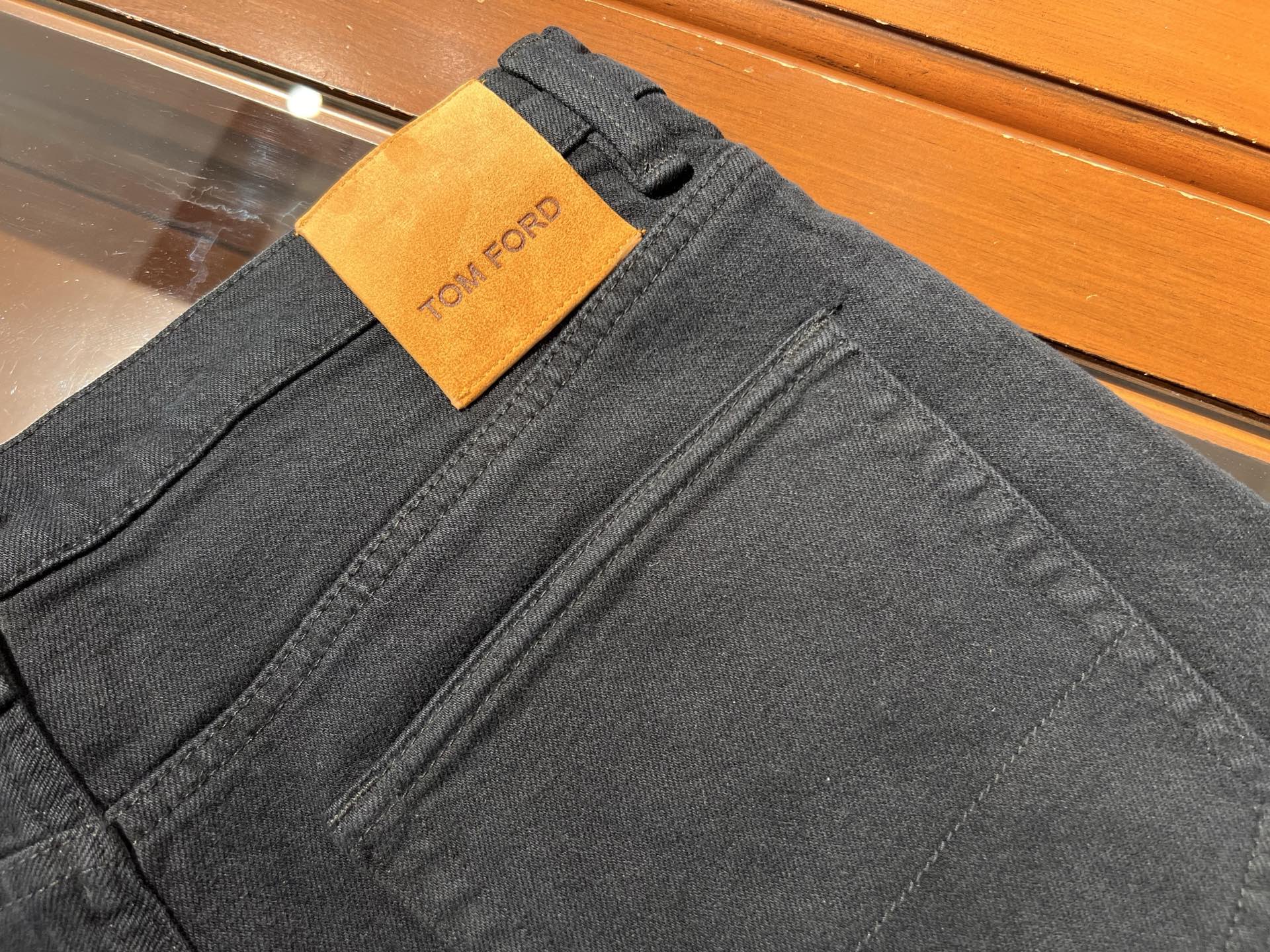 🆕新款！黑色百搭简约常规版面料透气舒适弹力休闲裤，码数 30 31 32 33 34 36 38