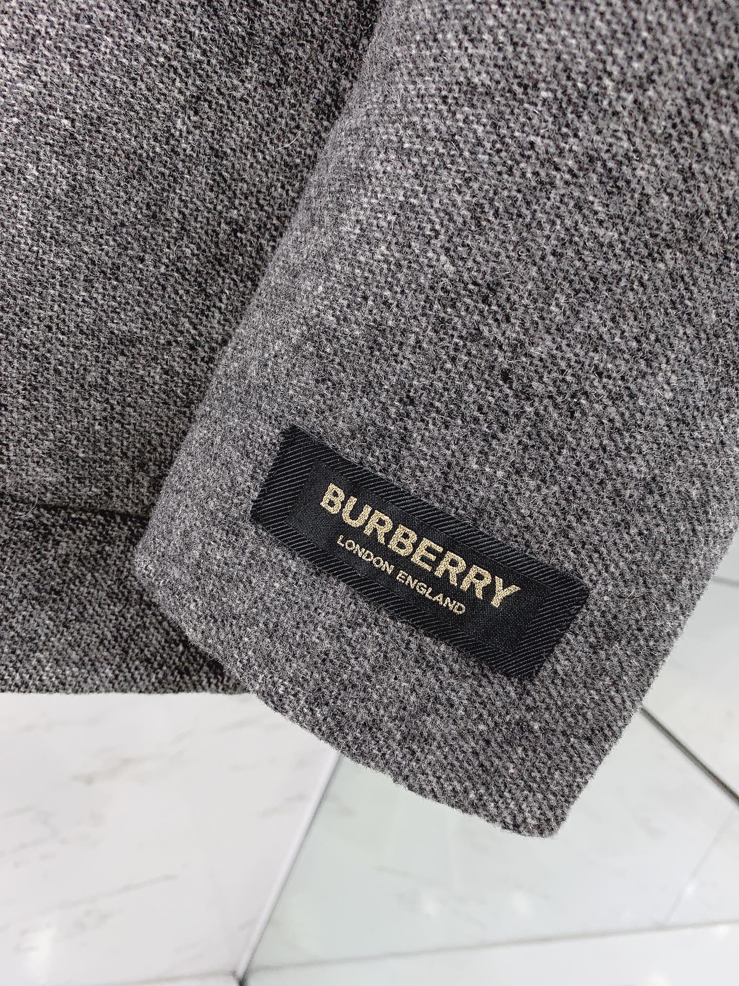 Burberry巴宝莉2024SS早春新品ꫛꫀꪝGo时尚休闲单西主线高端系列纯手工双面呢10%山羊绒+9