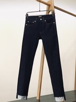 Dior Clothing Jeans Pants & Trousers Printing Denim Spring Collection Oblique