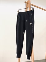 Moncler Clothing Pants & Trousers Réplique de créateurs qualité parfaite
 Embroidery Men Spring Collection Fashion Casual
