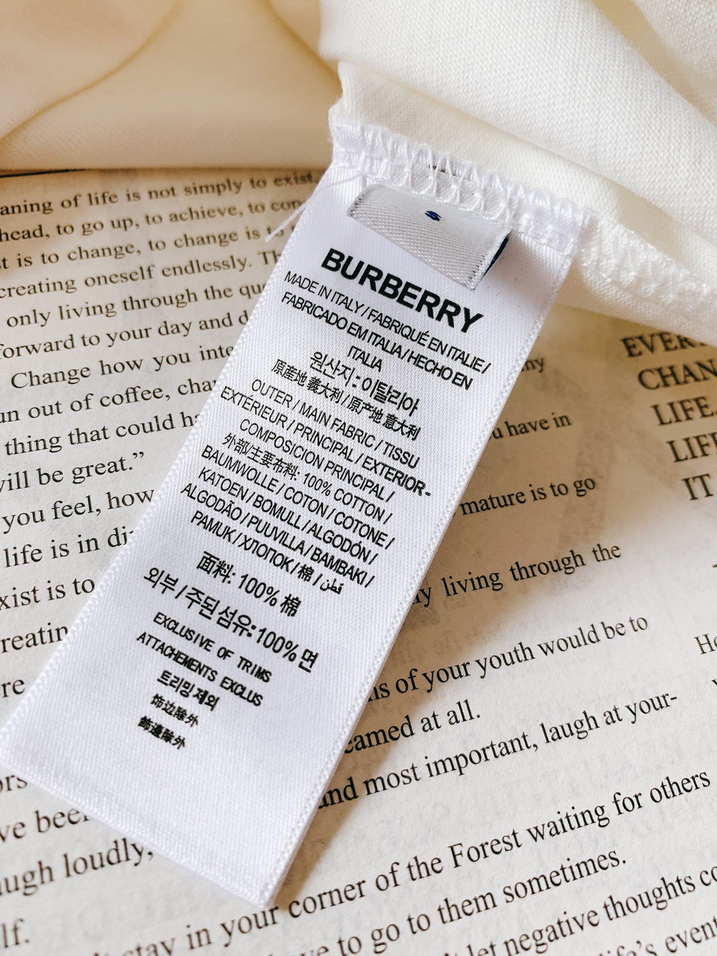 Burberry巴宝莉2024SS春夏新品刺绣小标T恤重磅级尤物单品官网在售系列奢侈一线大牌的御用面料厂