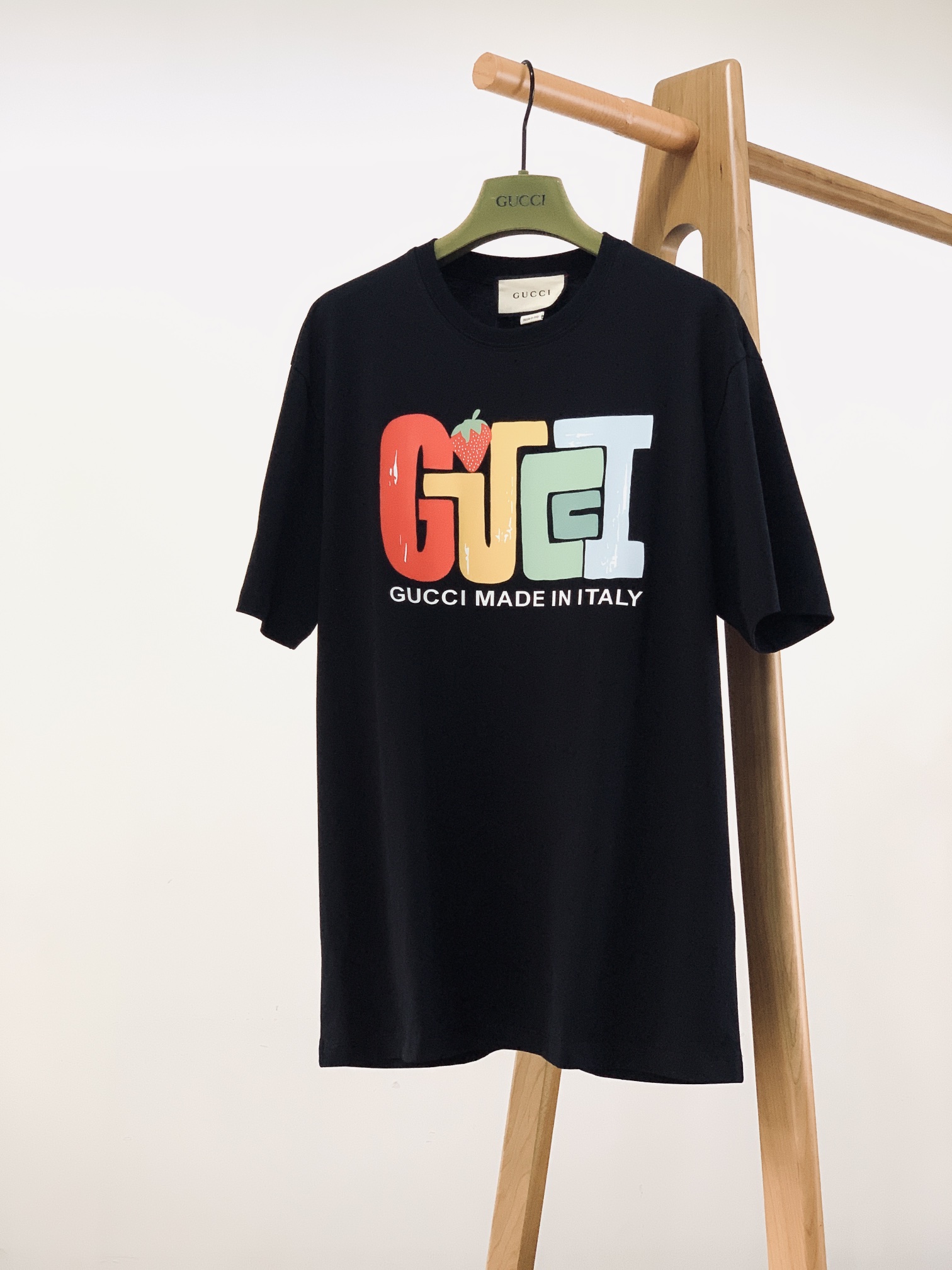 What is AAA quality
 Gucci 1:1
 Clothing T-Shirt Printing Unisex Cotton Knitted Knitting Spring/Summer Collection Vintage Short Sleeve