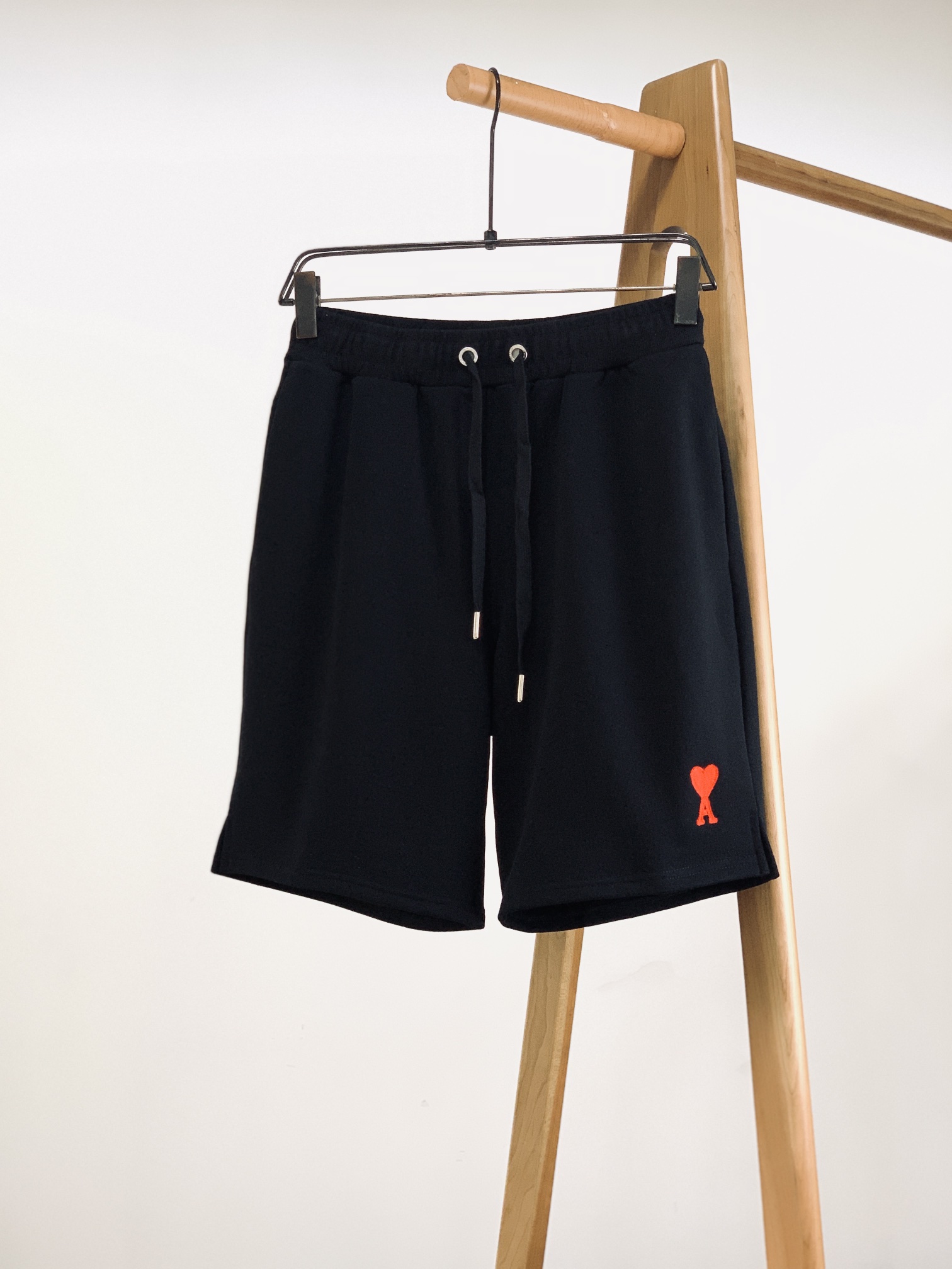 AMI Clothing Shorts Embroidery Unisex Cotton Spring/Summer Collection