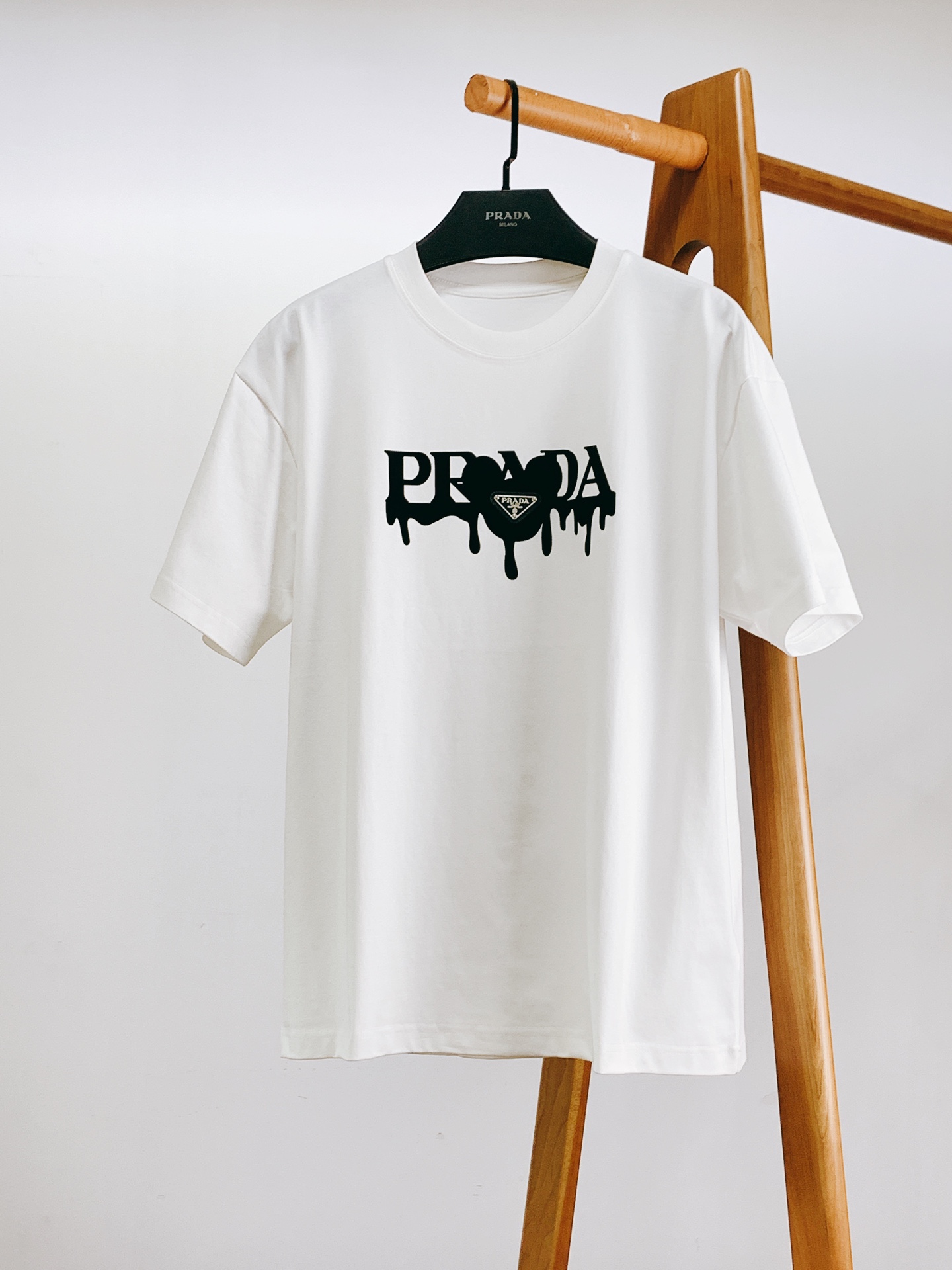 Perfect Replica
 Prada Clothing T-Shirt Printing Unisex Cotton Fall Collection Fashion Short Sleeve