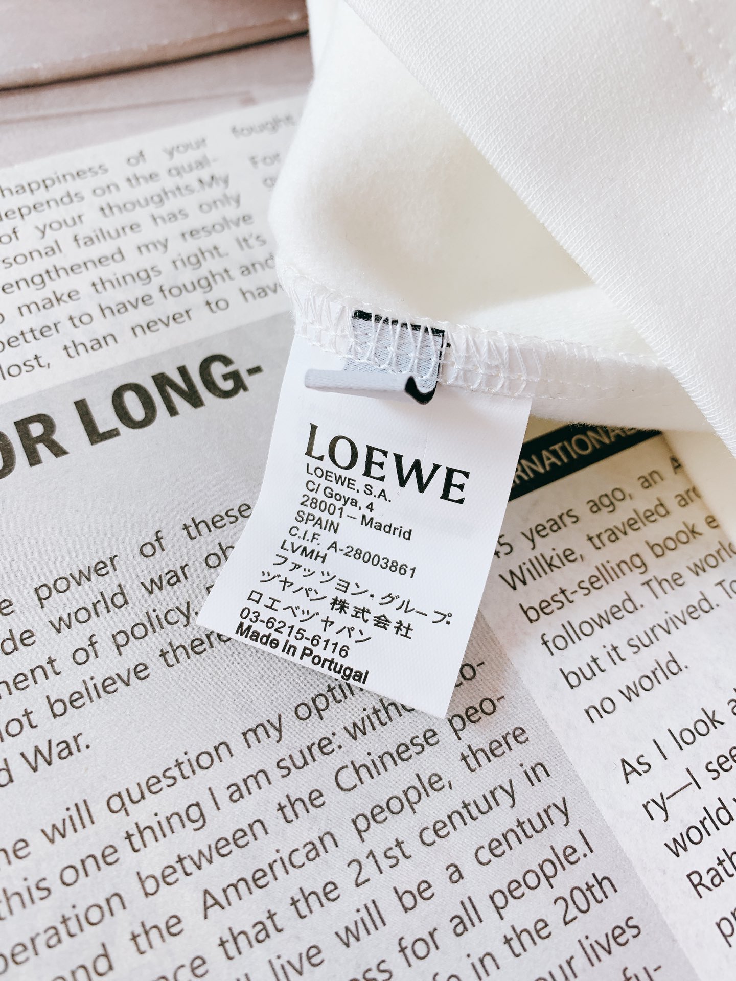 Loewe罗意威2024FW早秋新品圆领长袖打底衫立体感logo廓形半袖打底T恤高支埃及长绒棉手感面糯有