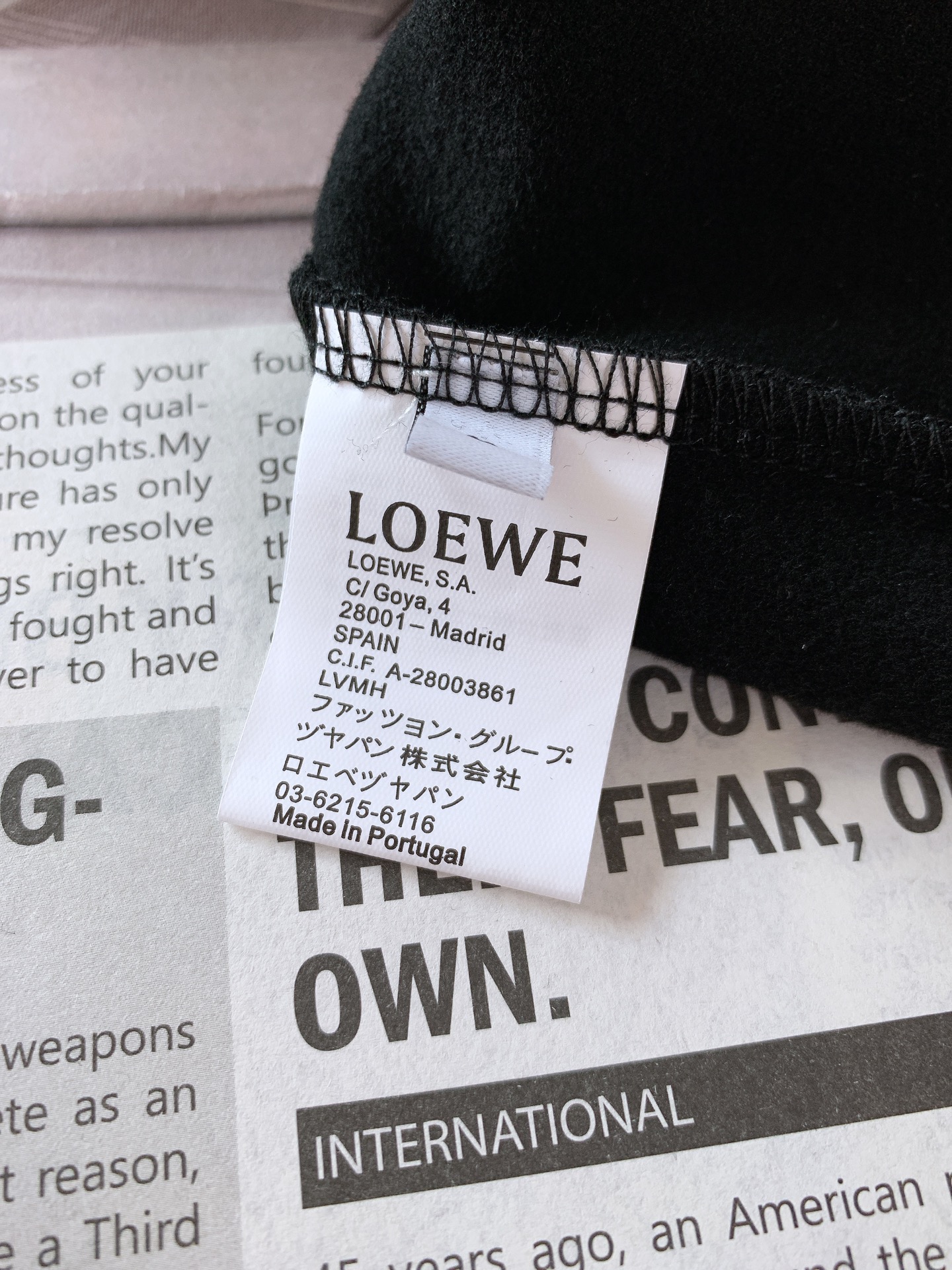 Loewe罗意威2024FW早秋新品圆领长袖打底衫立体感logo廓形半袖打底T恤高支埃及长绒棉手感面糯有