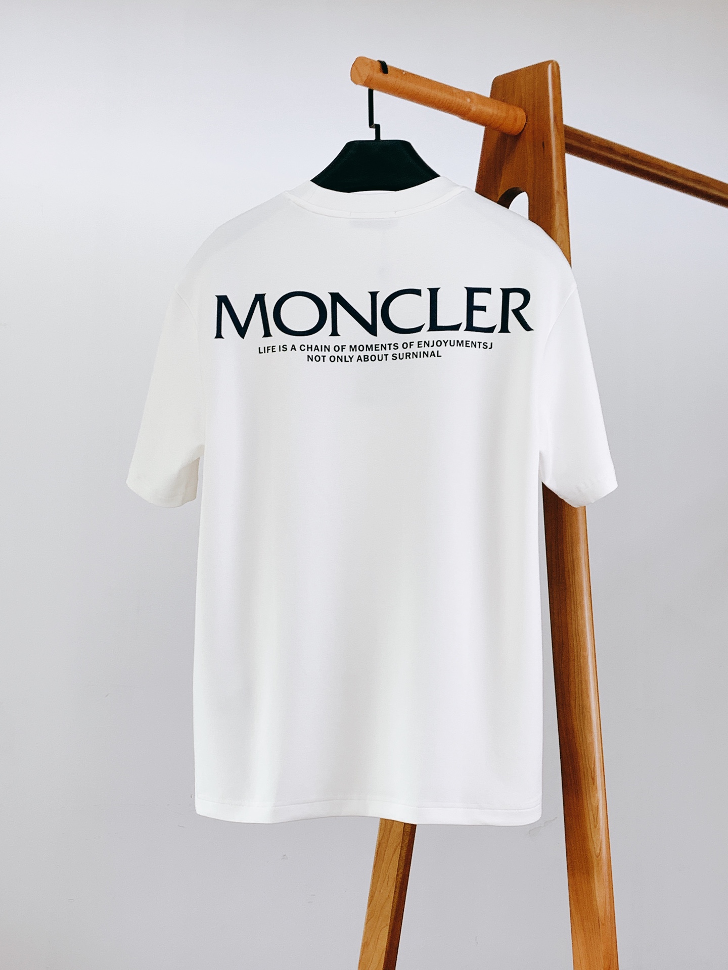 Moncler蒙口2024FW早秋新品加厚圆领打底T恤立体感logo微廓形半袖打底T恤甄选高支埃及长绒棉