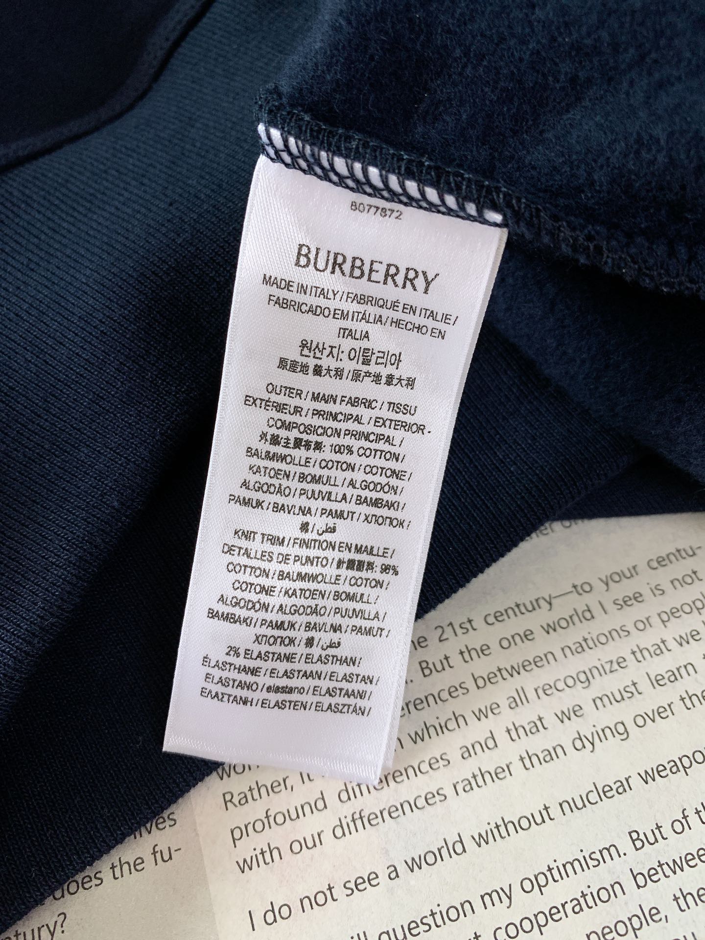 Burberry巴宝莉2024FW秋冬新品内里加绒中性款马术骑士徽标棉质运动衫卫衣！！由DanielLe