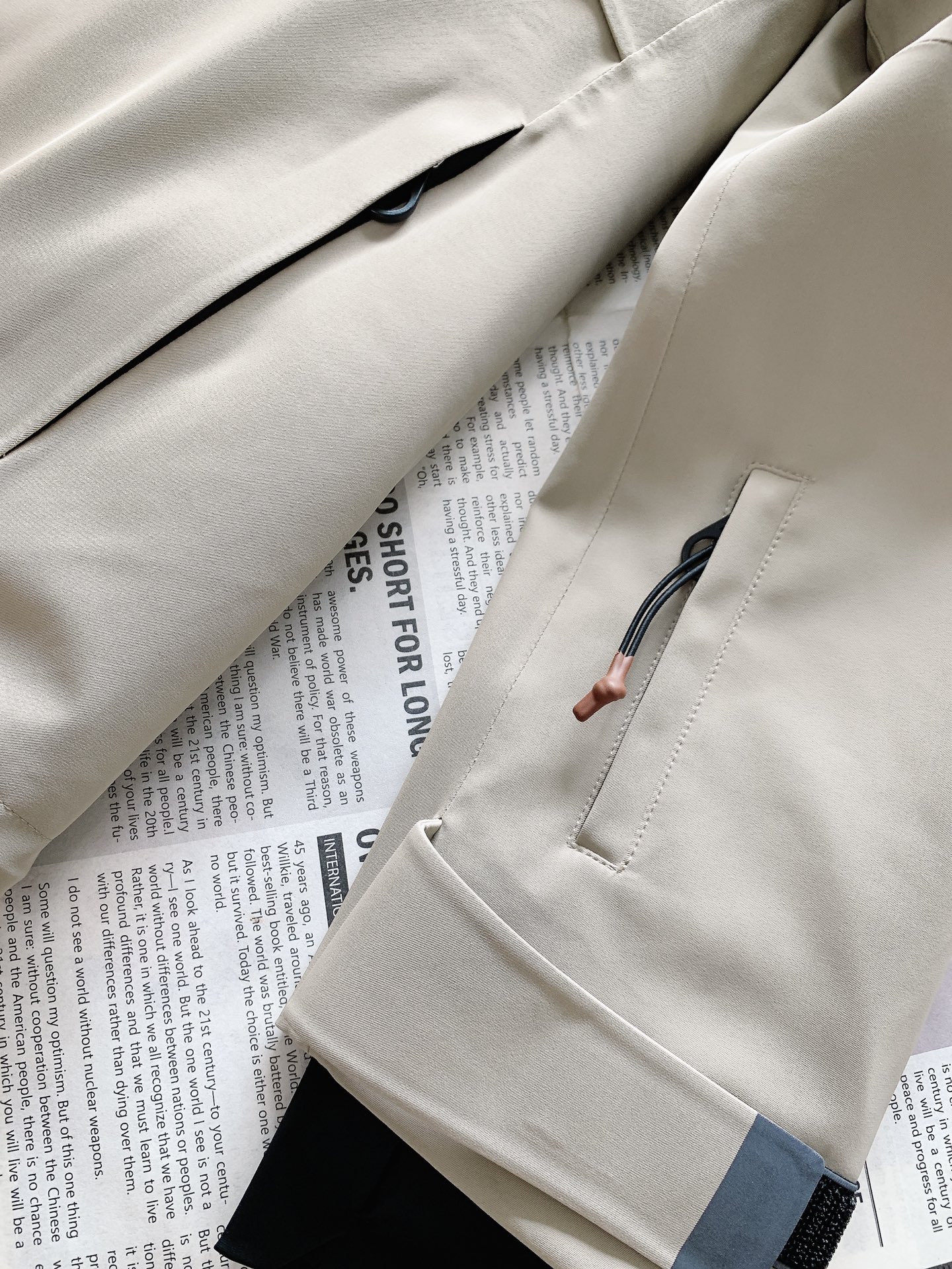 LoroPiana L.P 男款科技三防面料压胶工艺立裁解构连帽滑雪三合一外套关于款式及设计：lP🆕出品