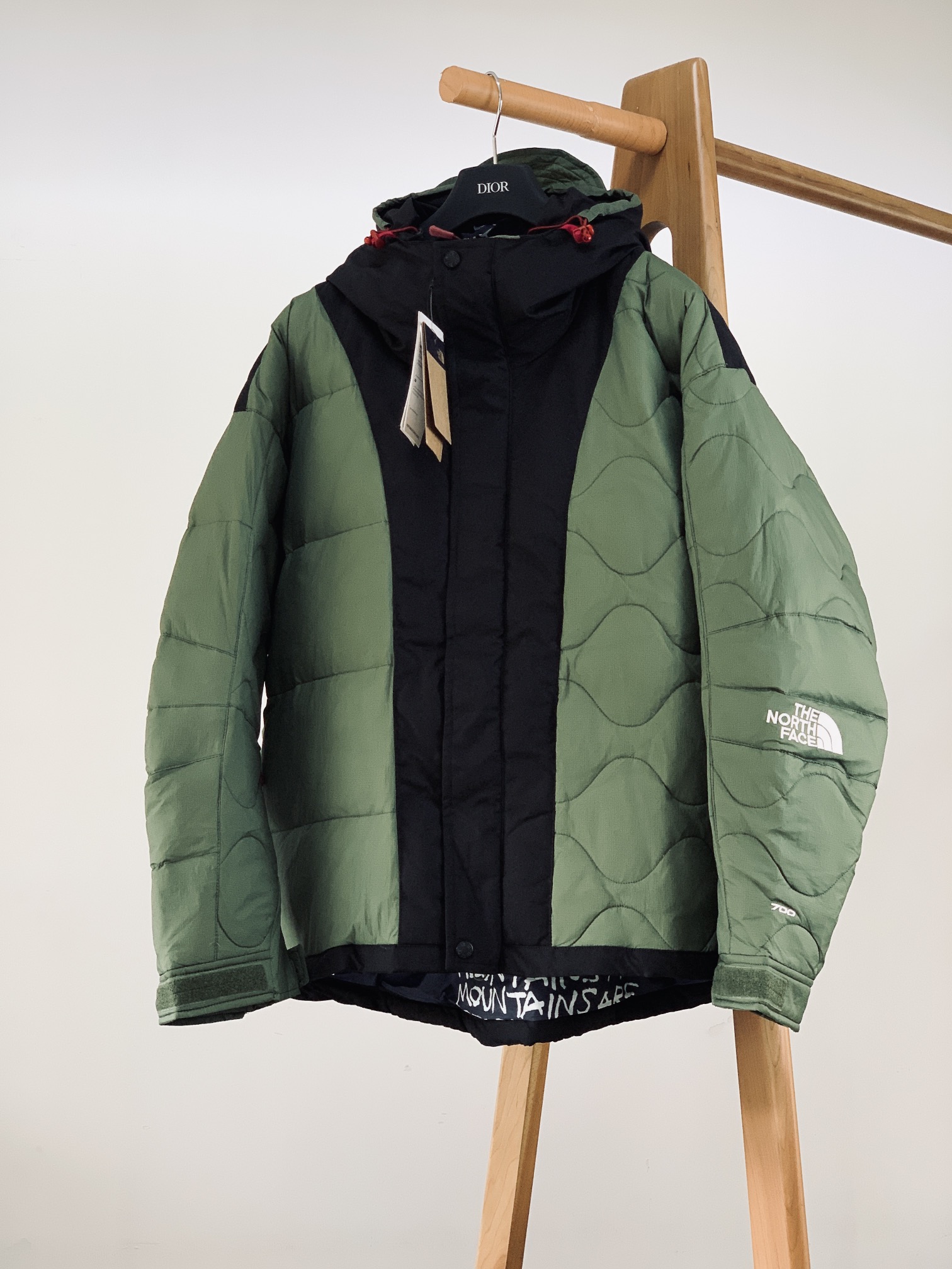 
The North Face®北面 UE先锋设计系列 拼色logo印花拉链刺绣连帽羽绒服 

全羽绒填