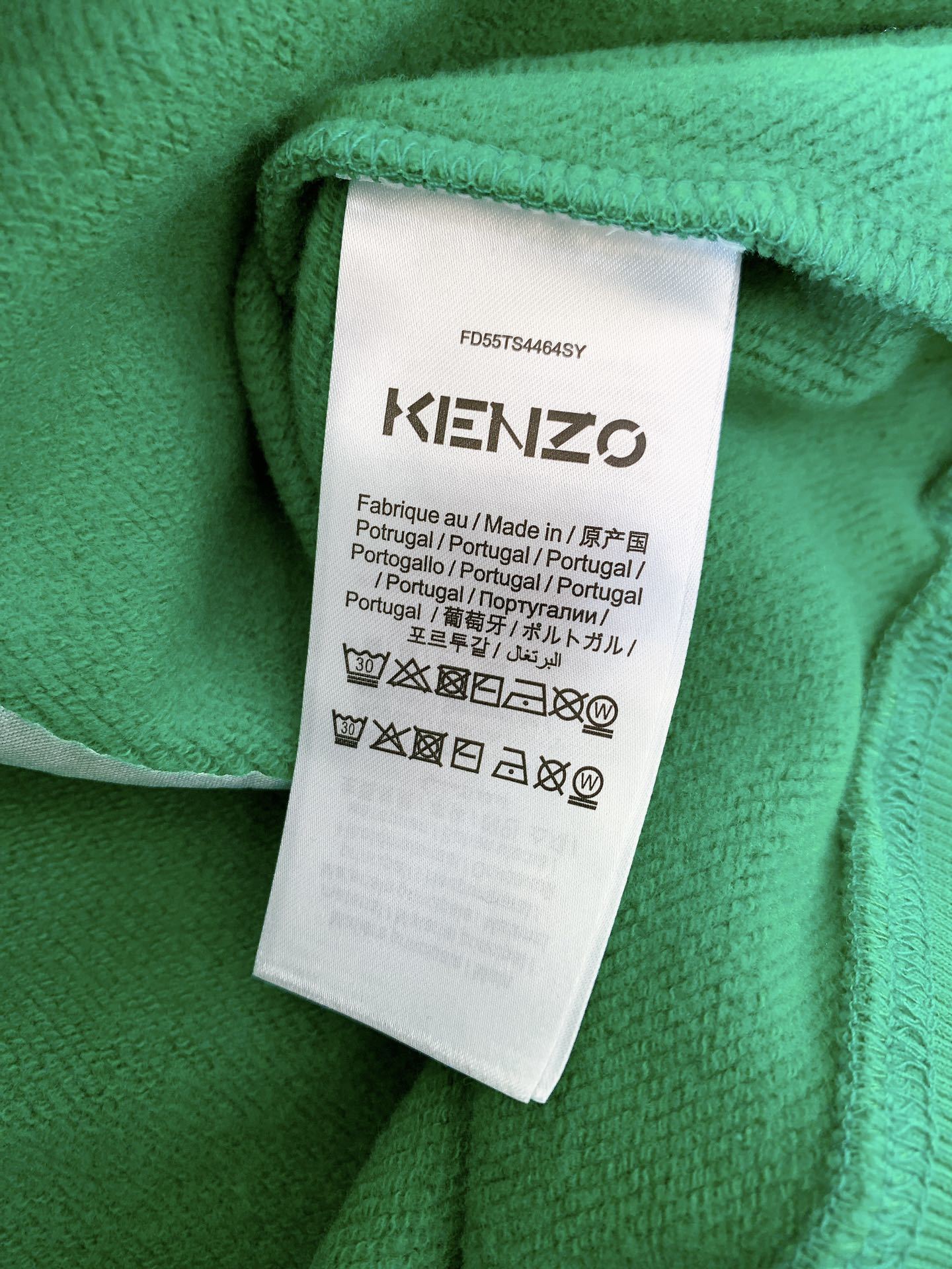 Kenzo 高田肾三 VARSITY TIGER系列 全新虎首涂鸦刺绣圆领卫衣。情侣款男女同款。这“V