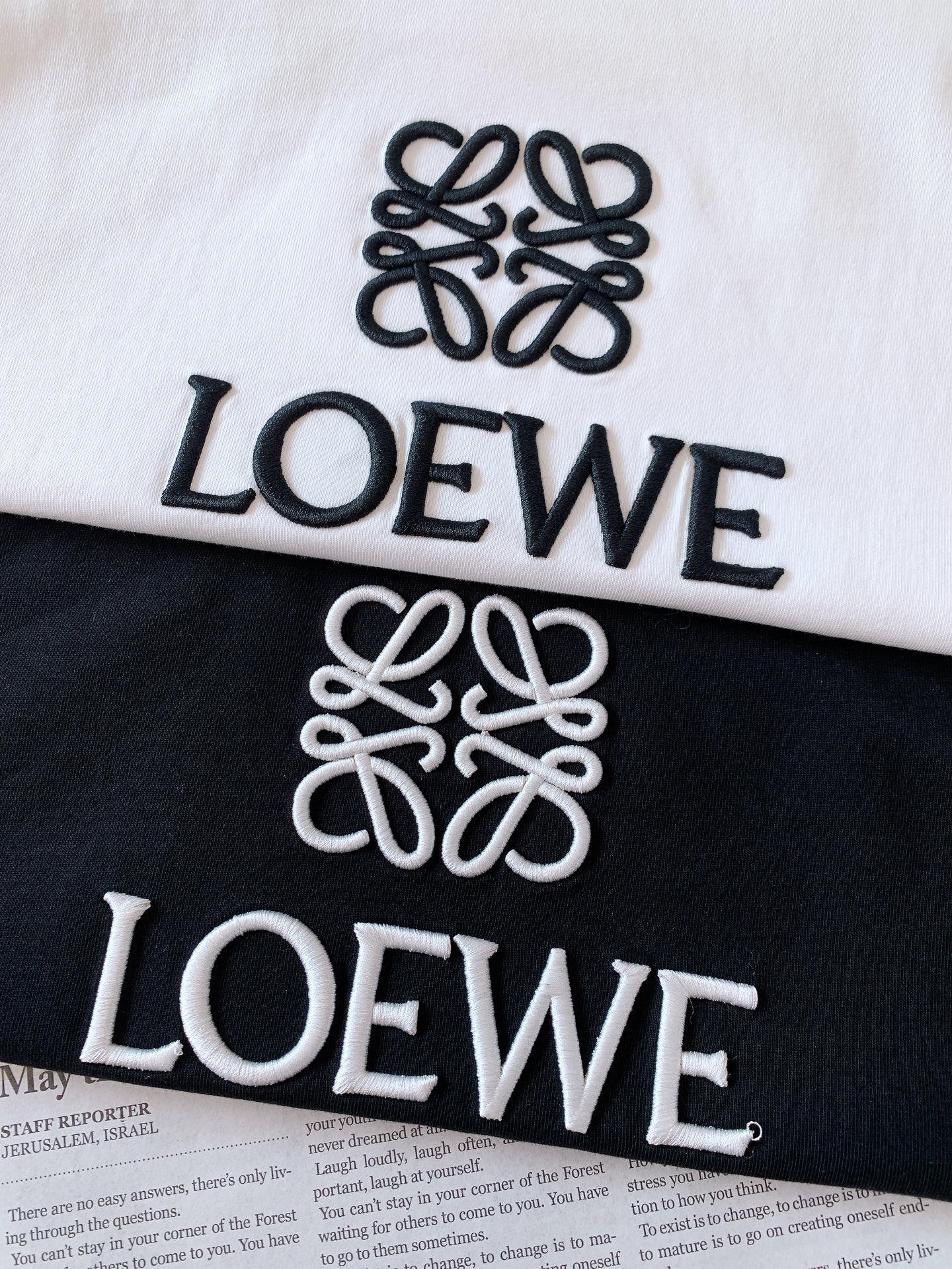 
Loewe 罗意威 2025SS春夏新品 
休闲刺绣短袖，重磅级尤物单品，官网在售系列。奢侈一线大牌的