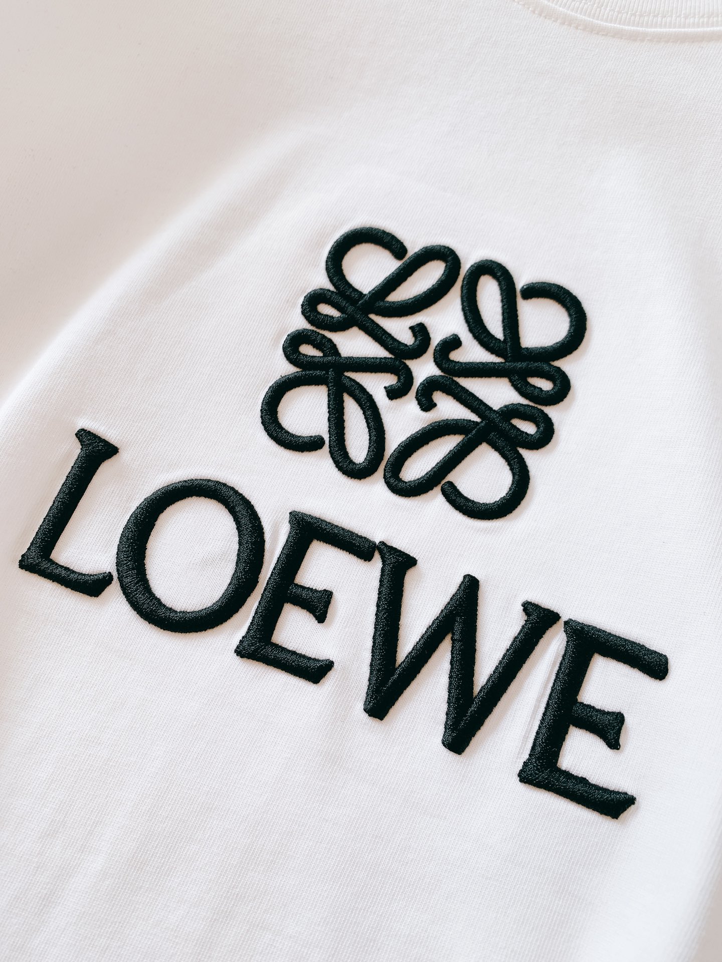
Loewe 罗意威 2025SS春夏新品 
休闲刺绣短袖，重磅级尤物单品，官网在售系列。奢侈一线大牌的