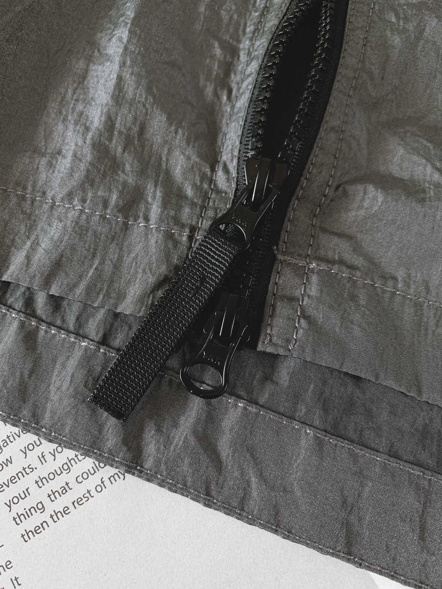 
Stone Island 石头岛  新款Nylon Meta 系列金属尼龙臂章袖标长袖拉链胸带夹克防晒