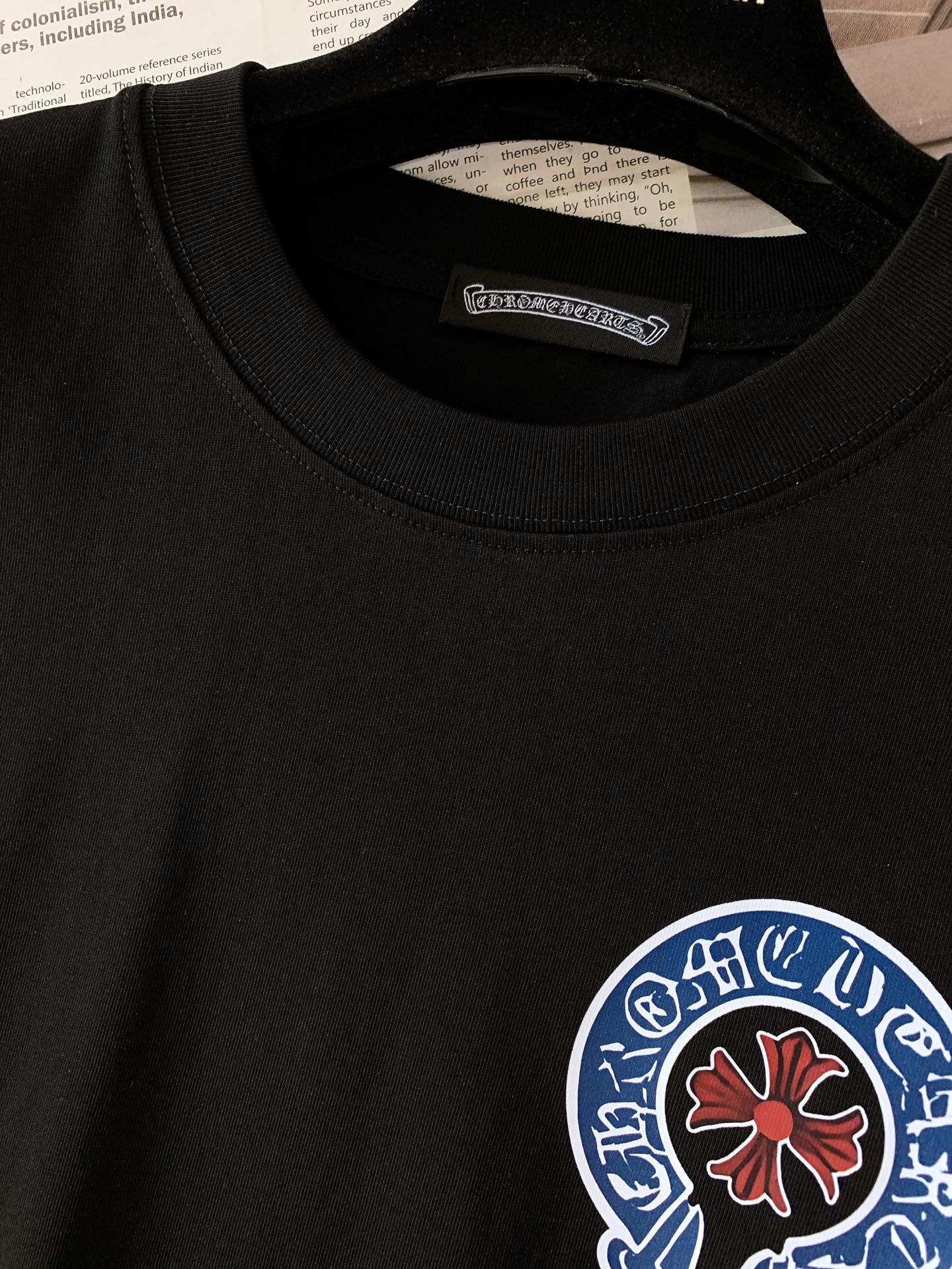 Chrome Hearts 2025SS Casual Printed T-Shirt Classic Horseshoe Logo 4 i1750762661 4564 3