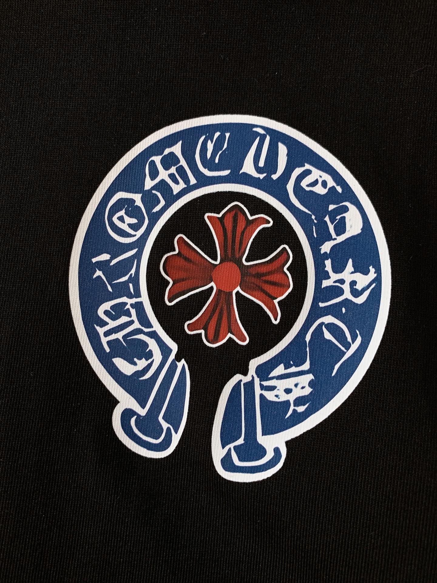 Chrome Hearts 2025SS Casual Printed T-Shirt Classic Horseshoe Logo 5 i1750762661 8900 5