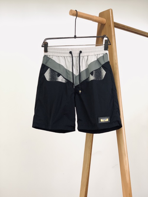 Fendi Monster Color Block Casual Shorts - Spring/Summer 2025 Collection 1 Fendi Monster Color Block Casual Shorts - Spring/Summer 2025 Collection