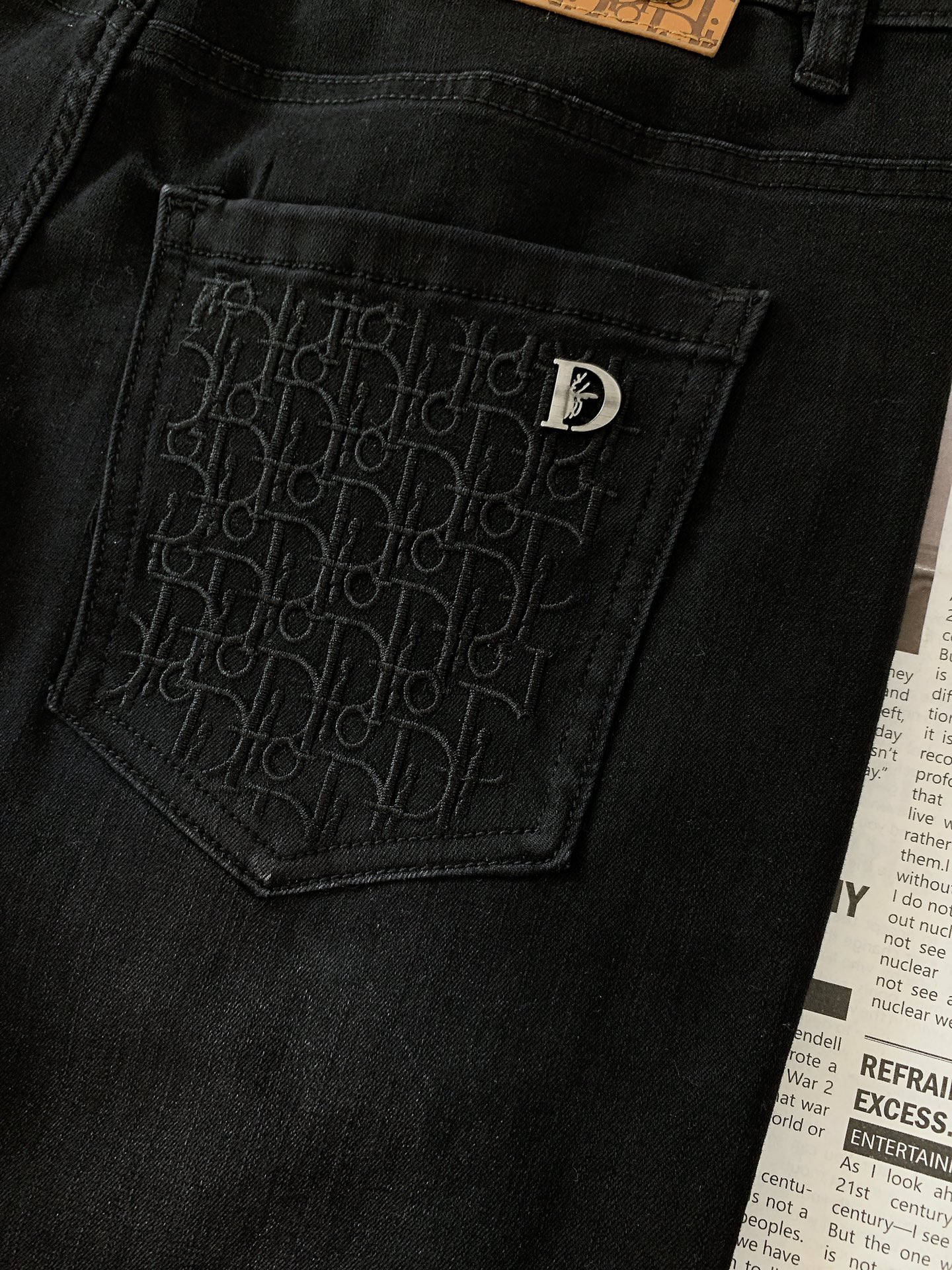 Dior Homme 2025SS Slim-Fit Denim Jeans - Hand-Finished, Comfort Stretch 10 i1751024824 1916 0
