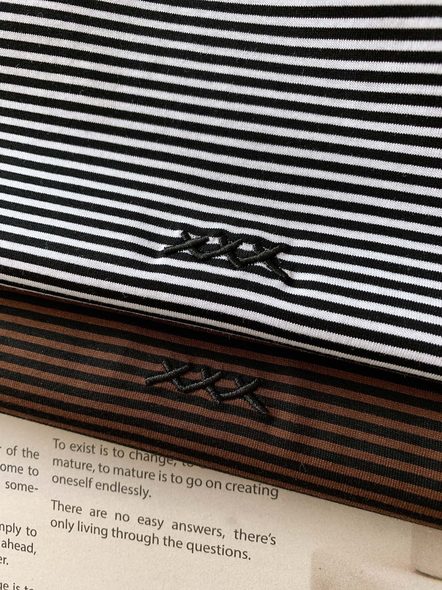 
Ermenegildo Zegna 杰尼亚 2025SS春夏新品
复古条纹短袖T恤，贸易公司渠道稀出，