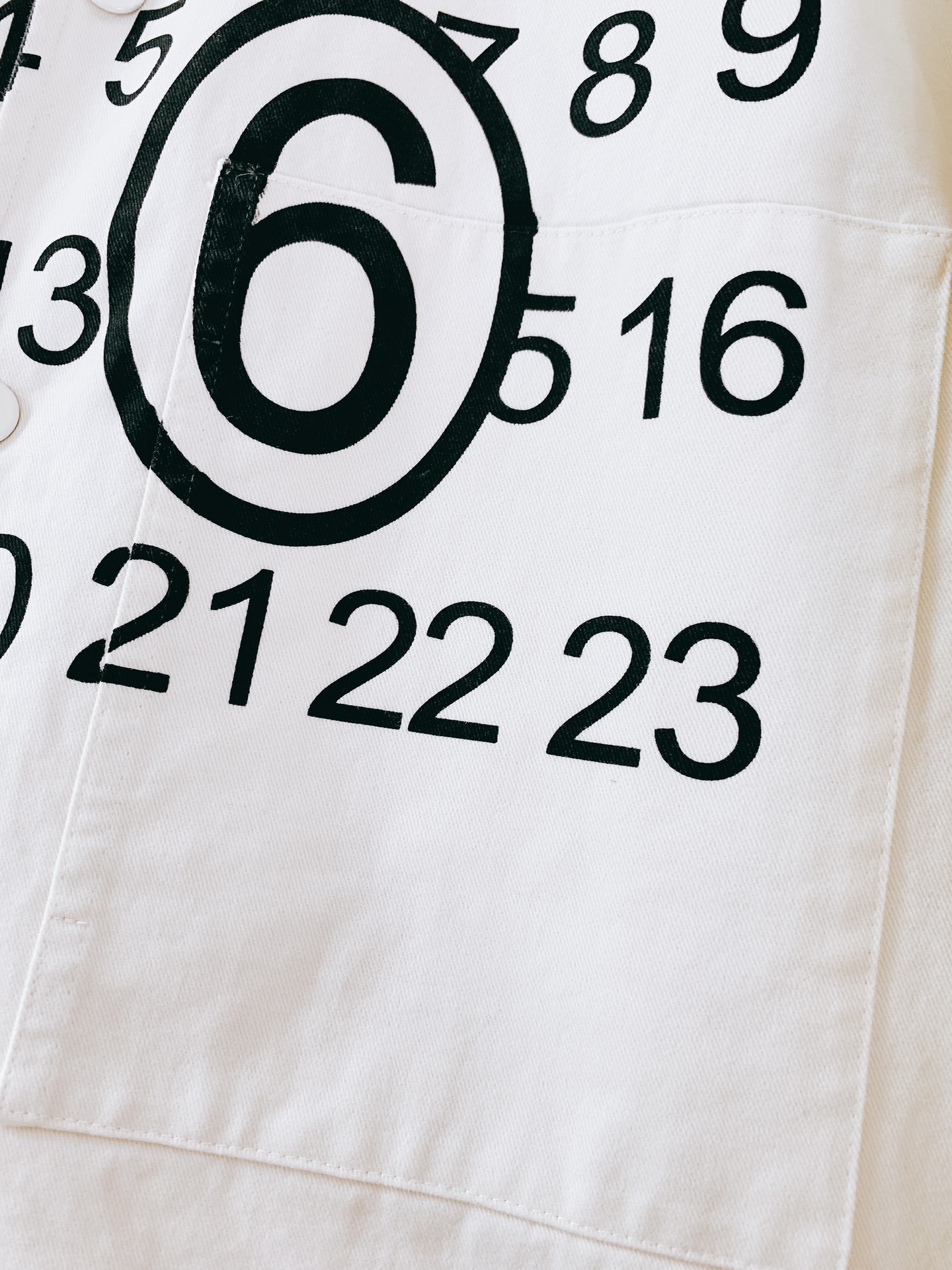 
Maison Margiela MM6 马丁马吉拉 2025FW早秋新品 
休闲衬衫外套。正面布满的数