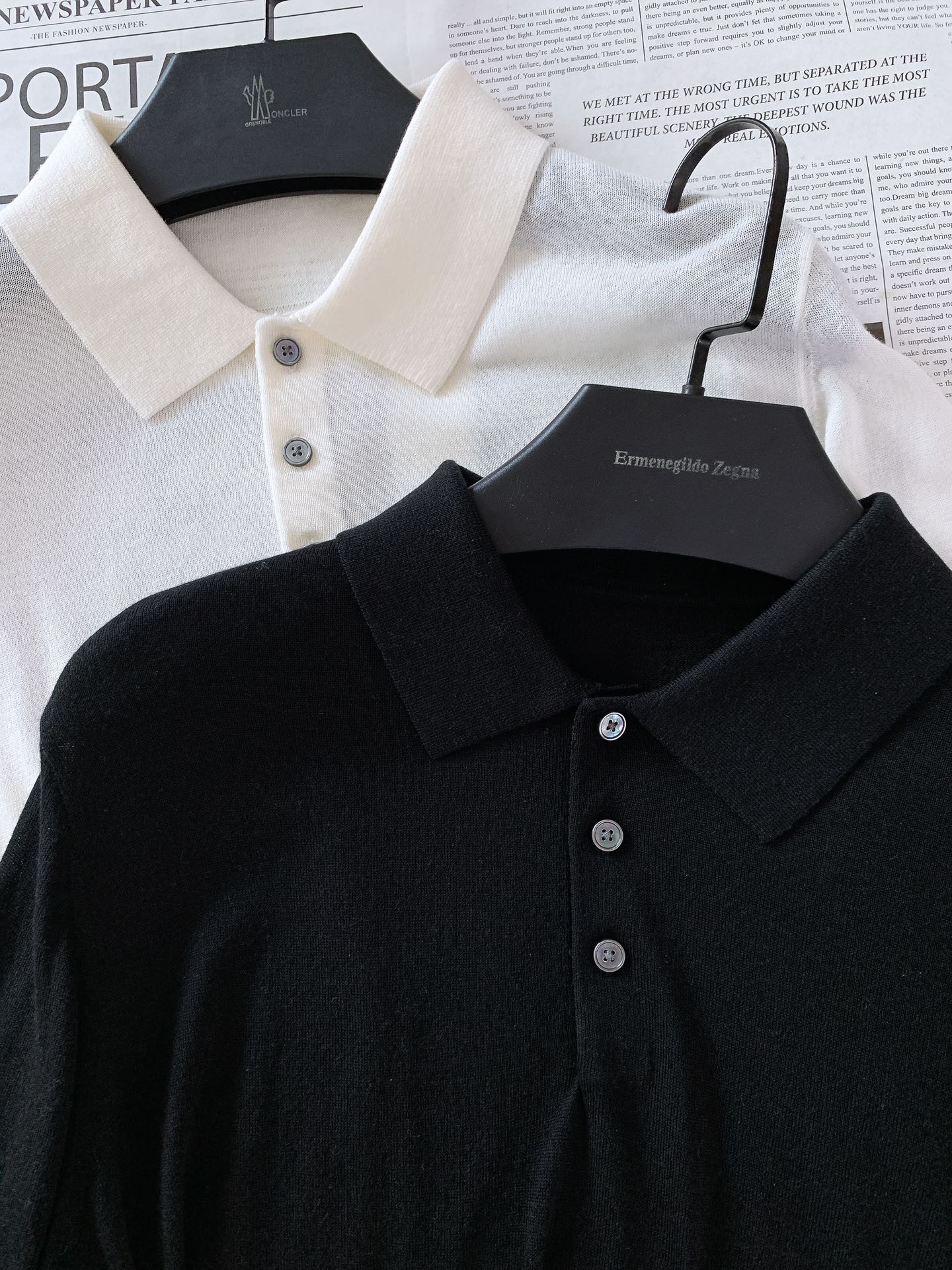 
Ermenegildo Zegna 杰尼亚 2025FW秋冬新品
薄款翻领毛衣，这款毛衣采用50%羊毛