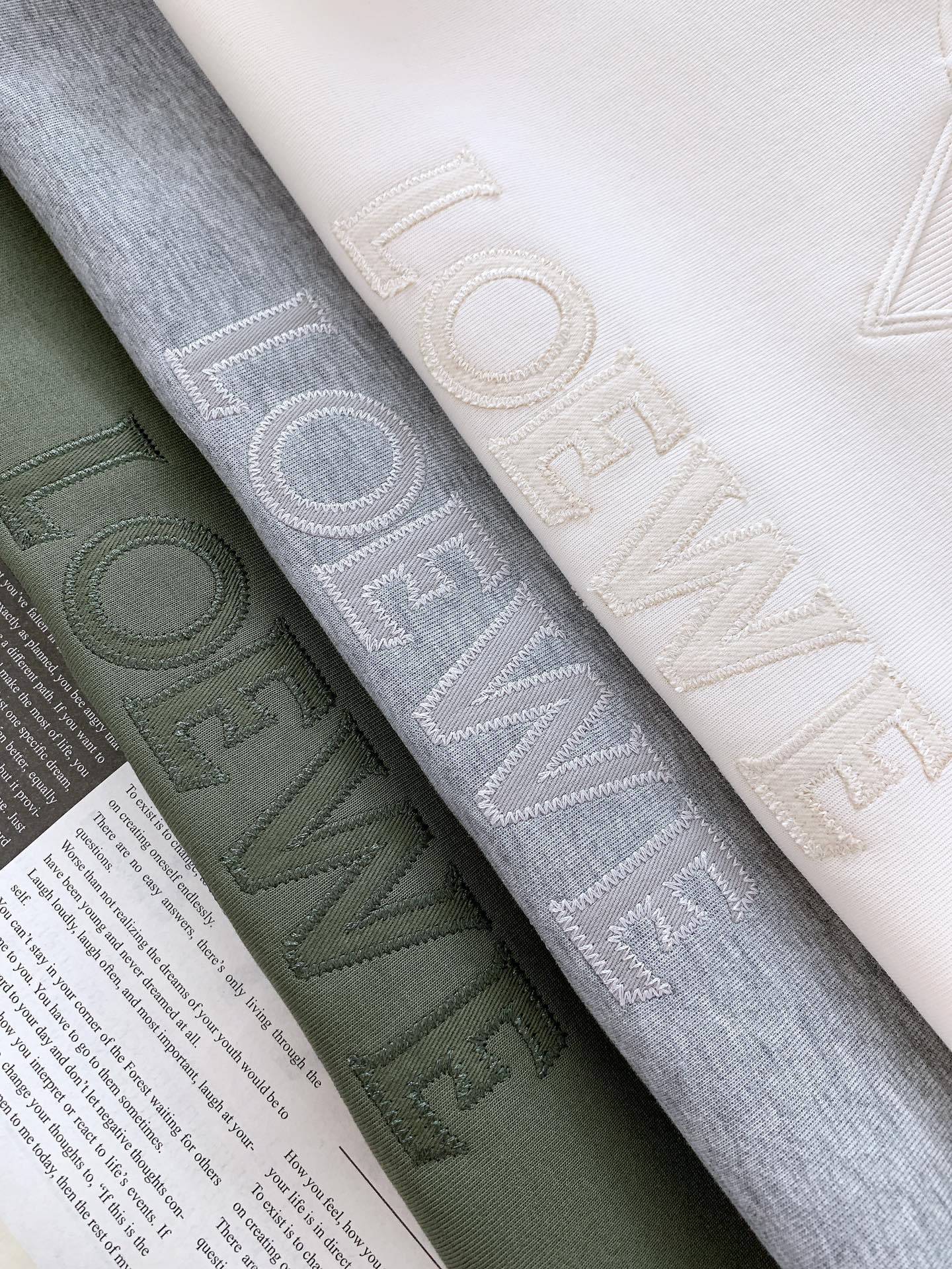 
Loewe 罗意威 2025FW早秋新品 
休闲套头卫衣。前胸的品牌字母与经典 Anagram 图案刺