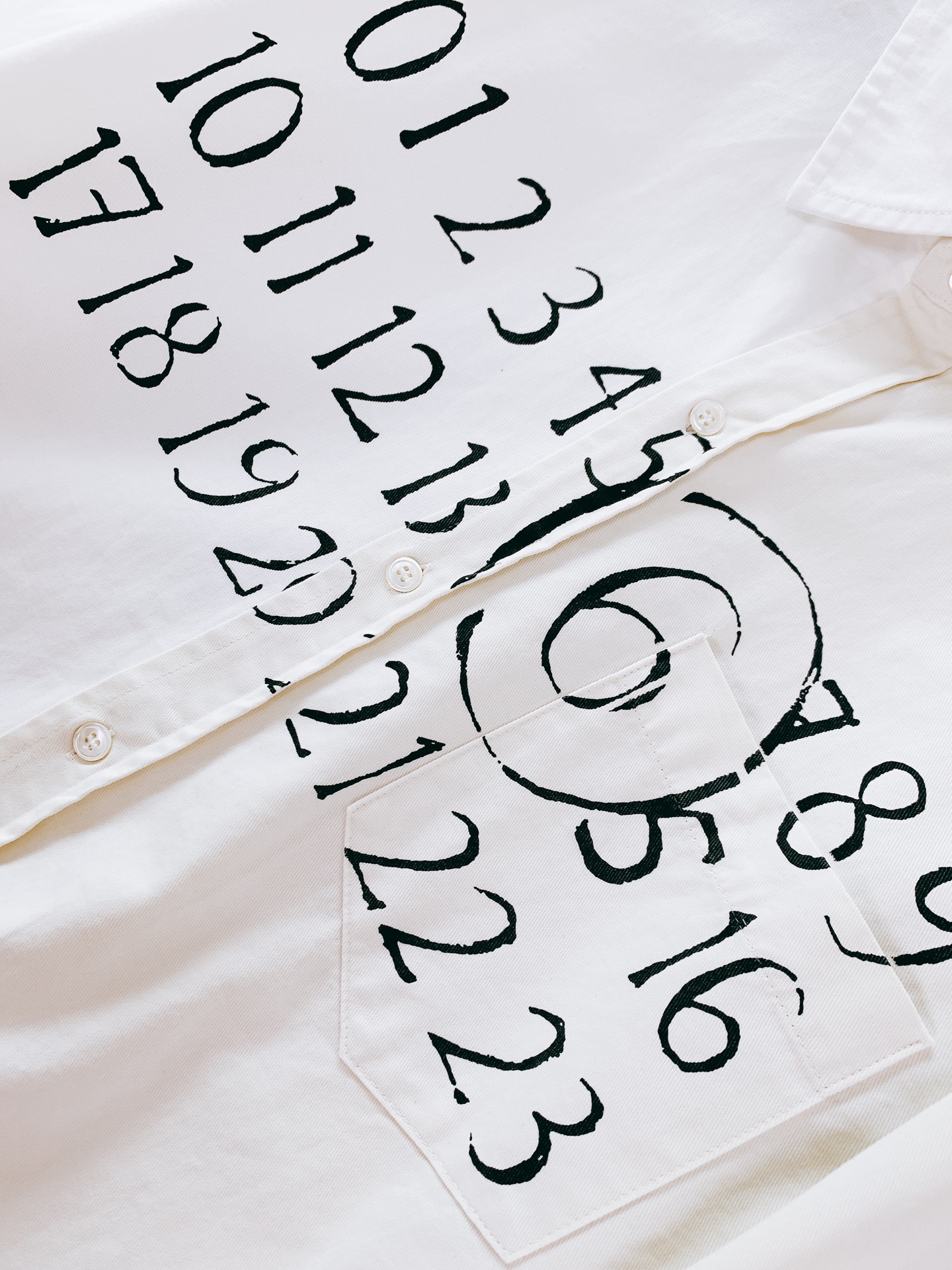 
Maison Margiela MM6 马丁马吉拉 2025FW早秋新品 
字母印花衬衫👔数字魅力与极