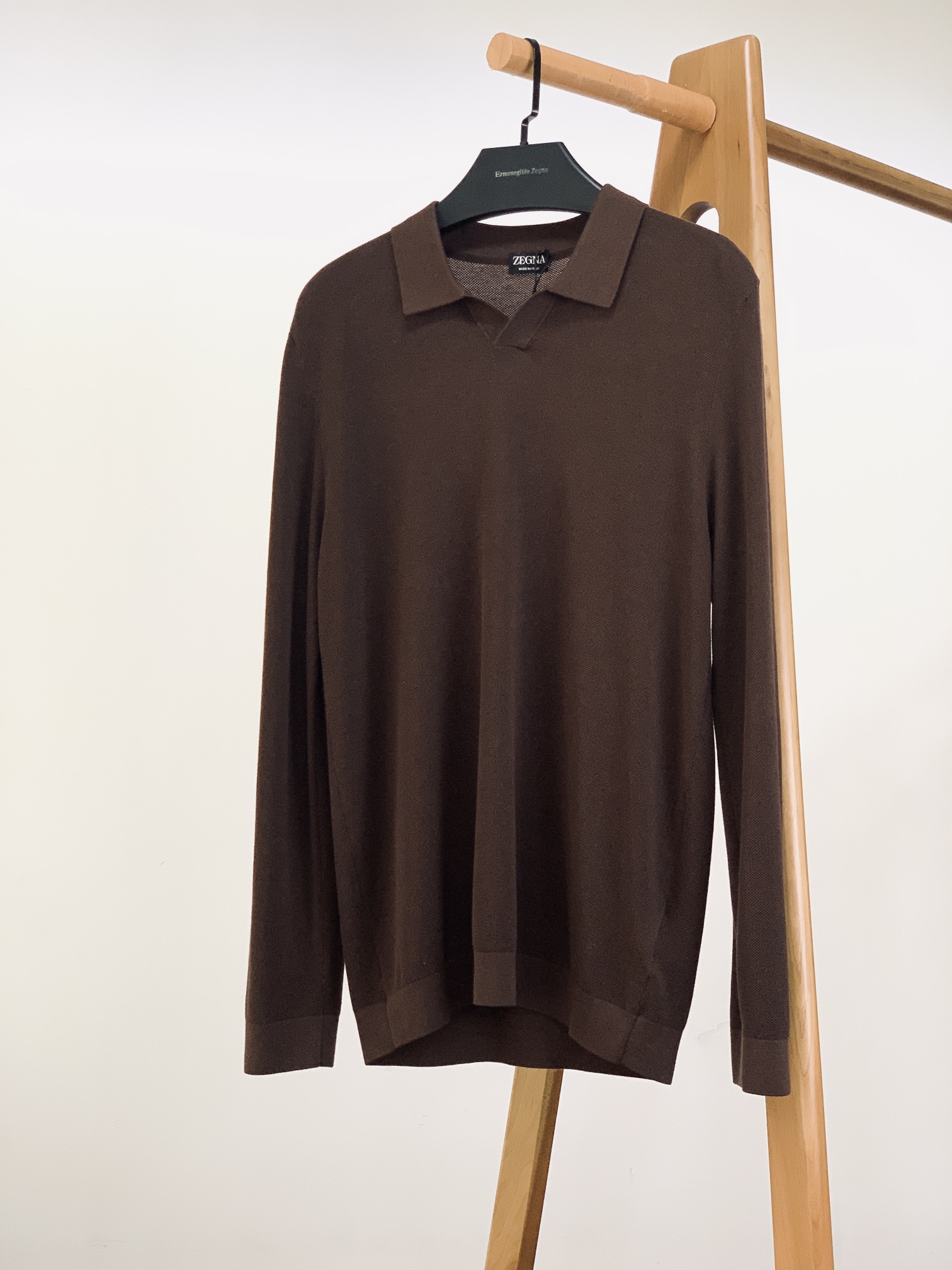 
Ermenegildo Zegna杰尼亚 2025FW早秋新品 
男款丝麻混纺Stoll机织造华夫格肌