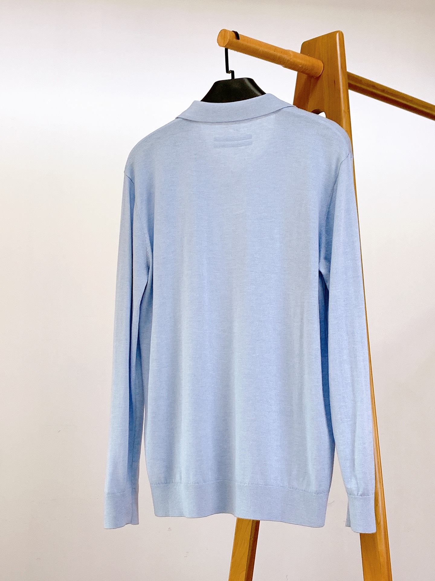 Ermenegildo Zegna杰尼亚 2025FW早秋新品 男款混纺Stoll机织造肌理改良POlO