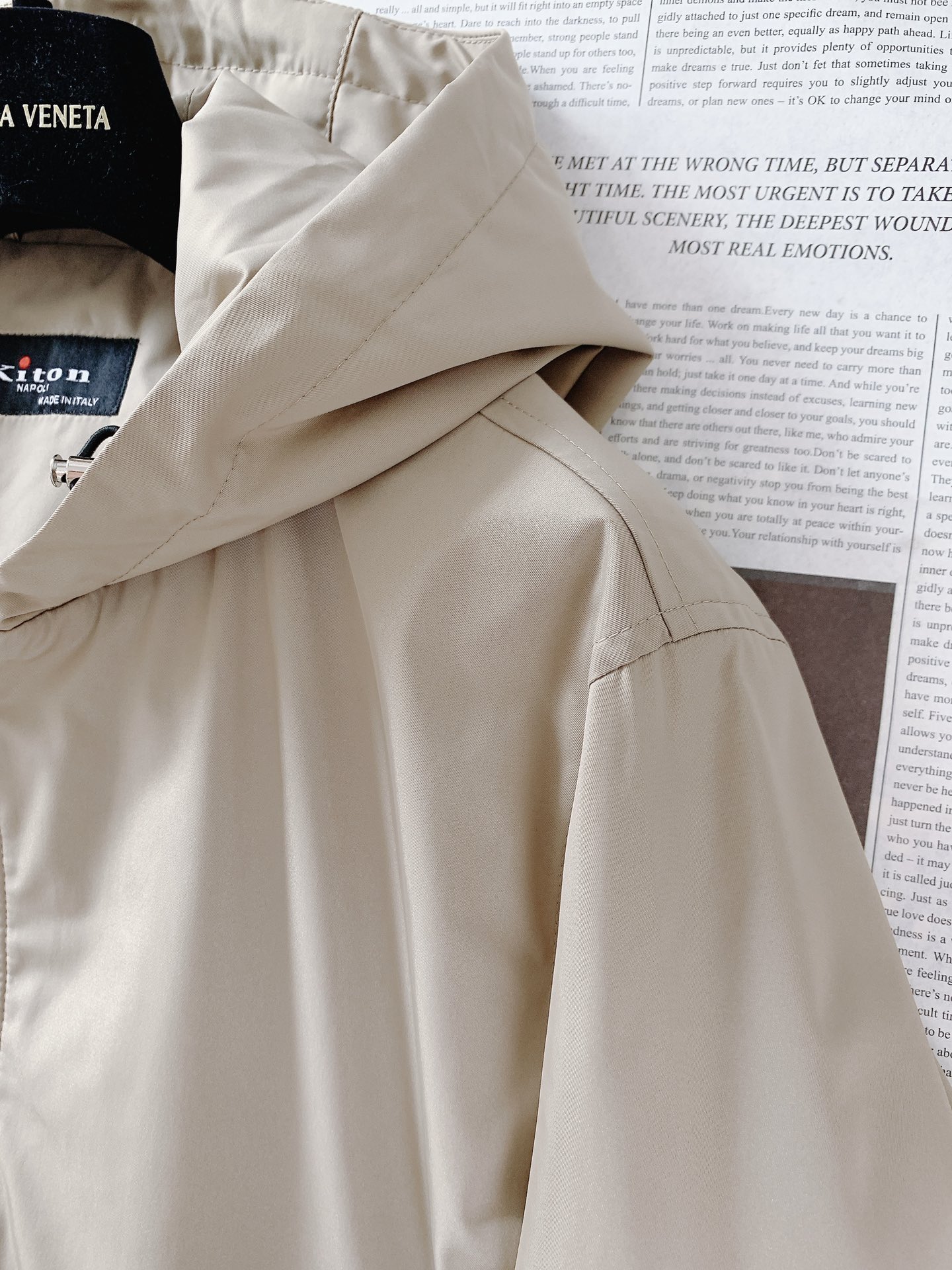 Kiton 奇顿 2025FW早秋新品 渠道的精品狠货！！！今年最好看的连帽休闲外套闭眼入！客供定制面料