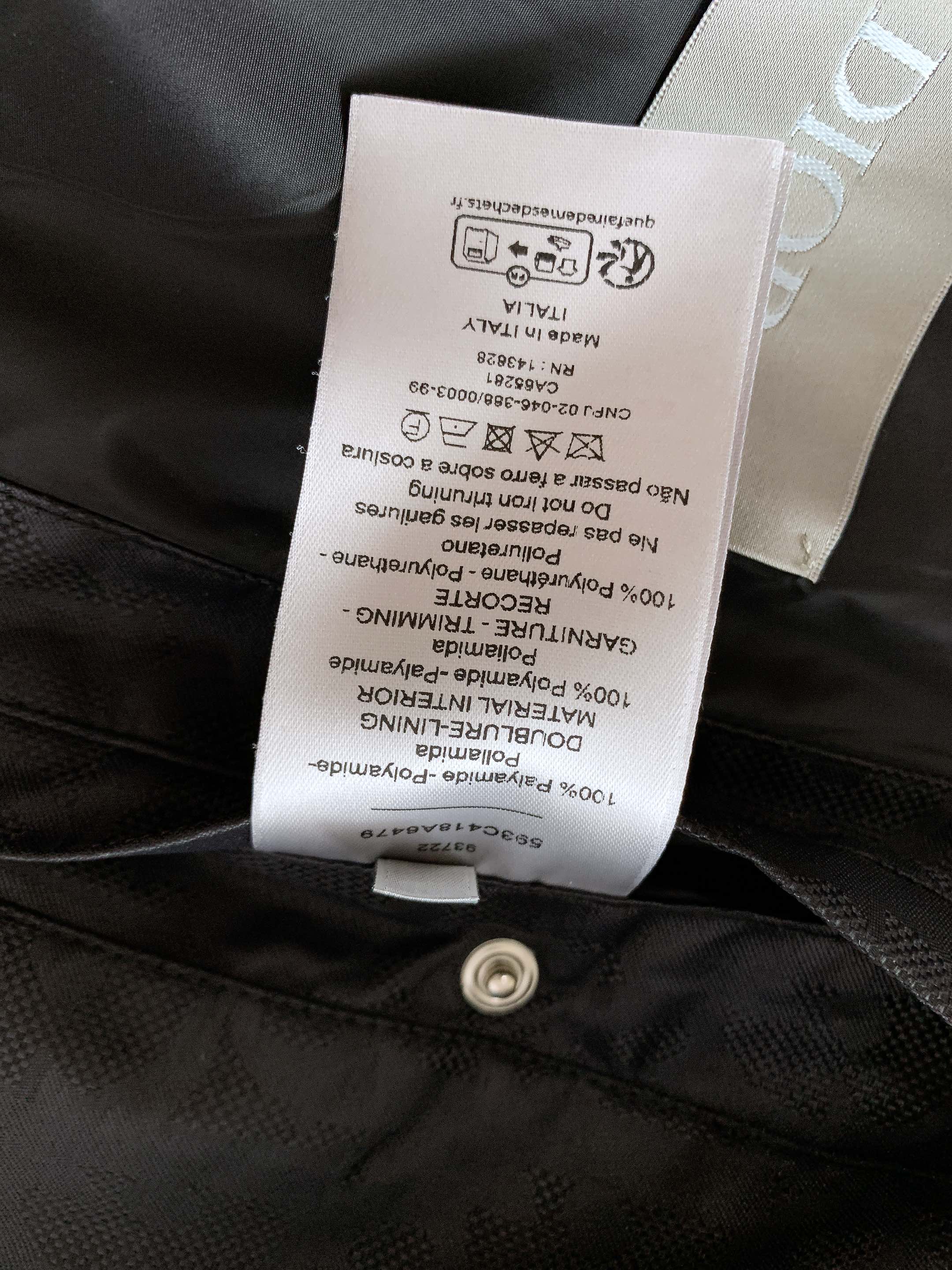 Dior Homme 迪奥·桀傲 满印暗纹提花外套绗缝提花科技面料 Oblique 印花绗缝效果这款绗缝