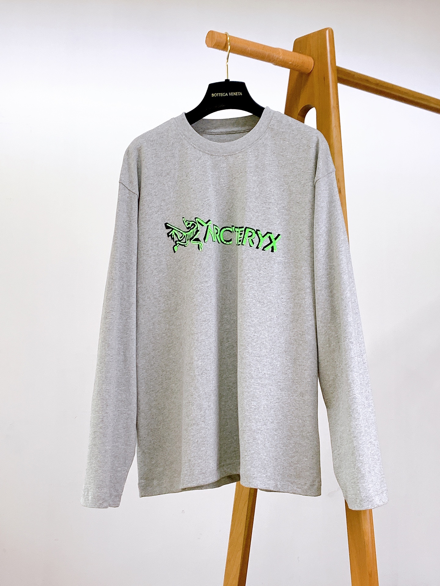 ARCTERYX 始祖鸟 质感纯色logo标识圆领长衫CAPTIVE ARC‘WORD LS M男子棉质