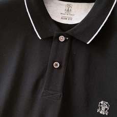 Brunello Cucinelli 布鲁奈罗.库奇内利 2025SS春夏新品 BC极简精粹高级翻领T恤 Brunello Cucinelli 布鲁奈罗.库奇内利 2025SS春夏新品 BC极简精粹高级翻领T恤