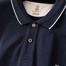 Brunello Cucinelli 布鲁奈罗.库奇内利 2025SS春夏新品 BC极简精粹高级翻领T恤 Brunello Cucinelli 布鲁奈罗.库奇内利 2025SS春夏新品 BC极简精粹高级翻领T恤