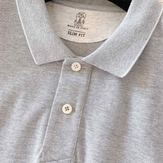 Brunello Cucinelli 布鲁奈罗.库奇内利 2025SS春夏新品 BC极简精粹高级翻领T恤 Brunello Cucinelli 布鲁奈罗.库奇内利 2025SS春夏新品 BC极简精粹高级翻领T恤