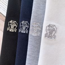 Brunello Cucinelli 布鲁奈罗.库奇内利 2025SS春夏新品 BC极简精粹高级翻领T恤 Brunello Cucinelli 布鲁奈罗.库奇内利 2025SS春夏新品 BC极简精粹高级翻领T恤