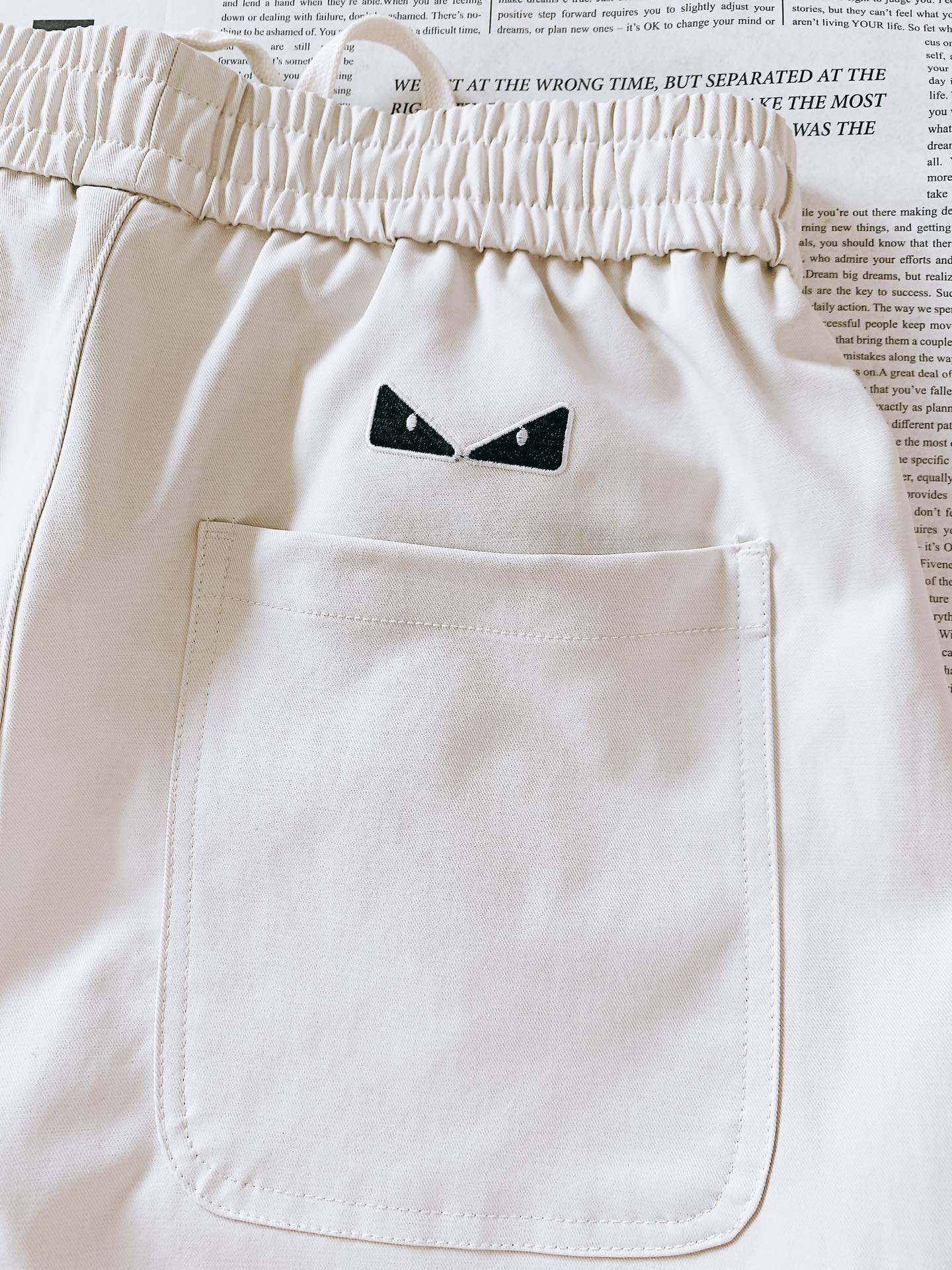 Fendi 芬迪 2025FW早秋新品小怪兽系列复古工装休闲裤，双层针织，定制的面料，客供五金辅料～四季